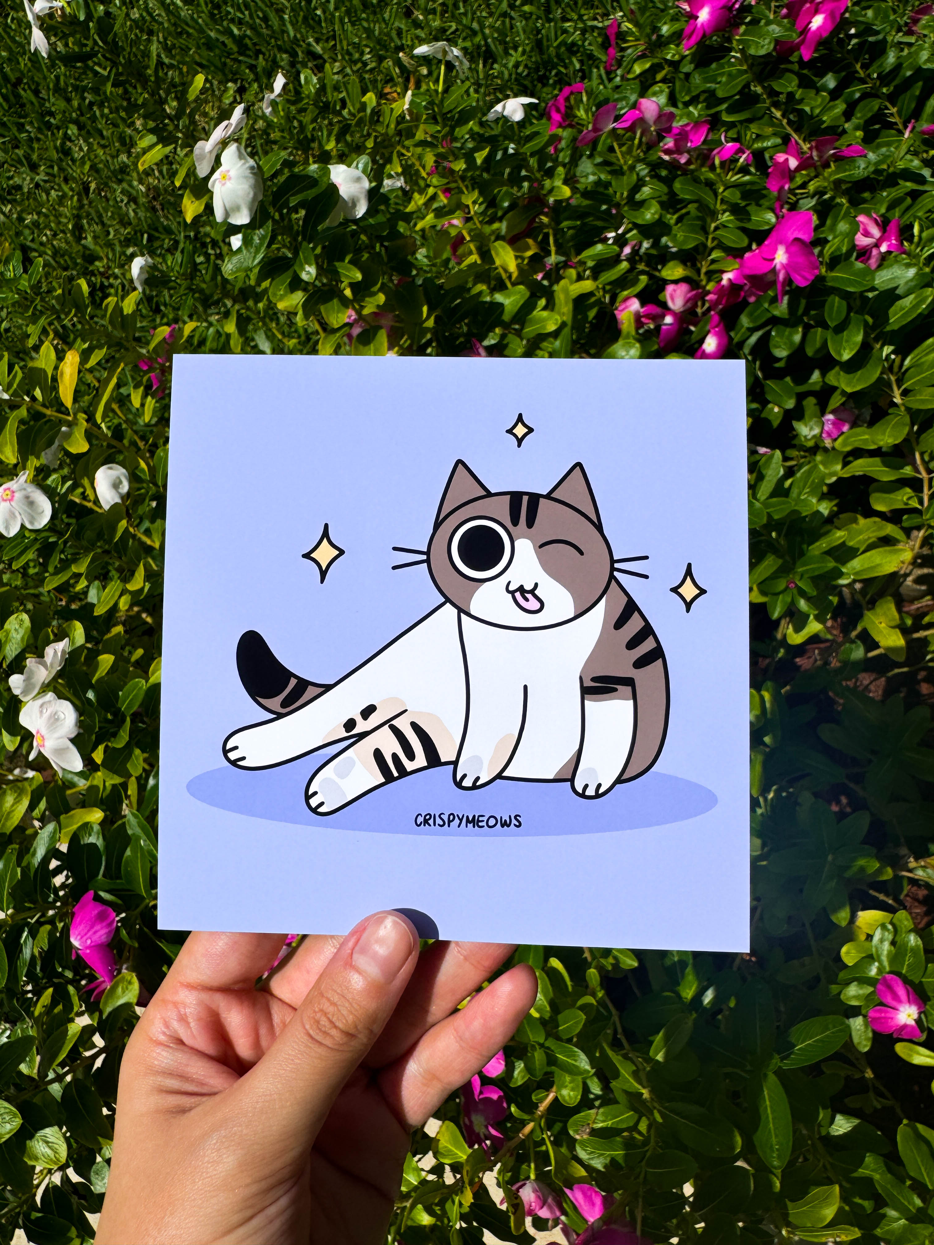 Smol Mlem, 5 x 5 Print