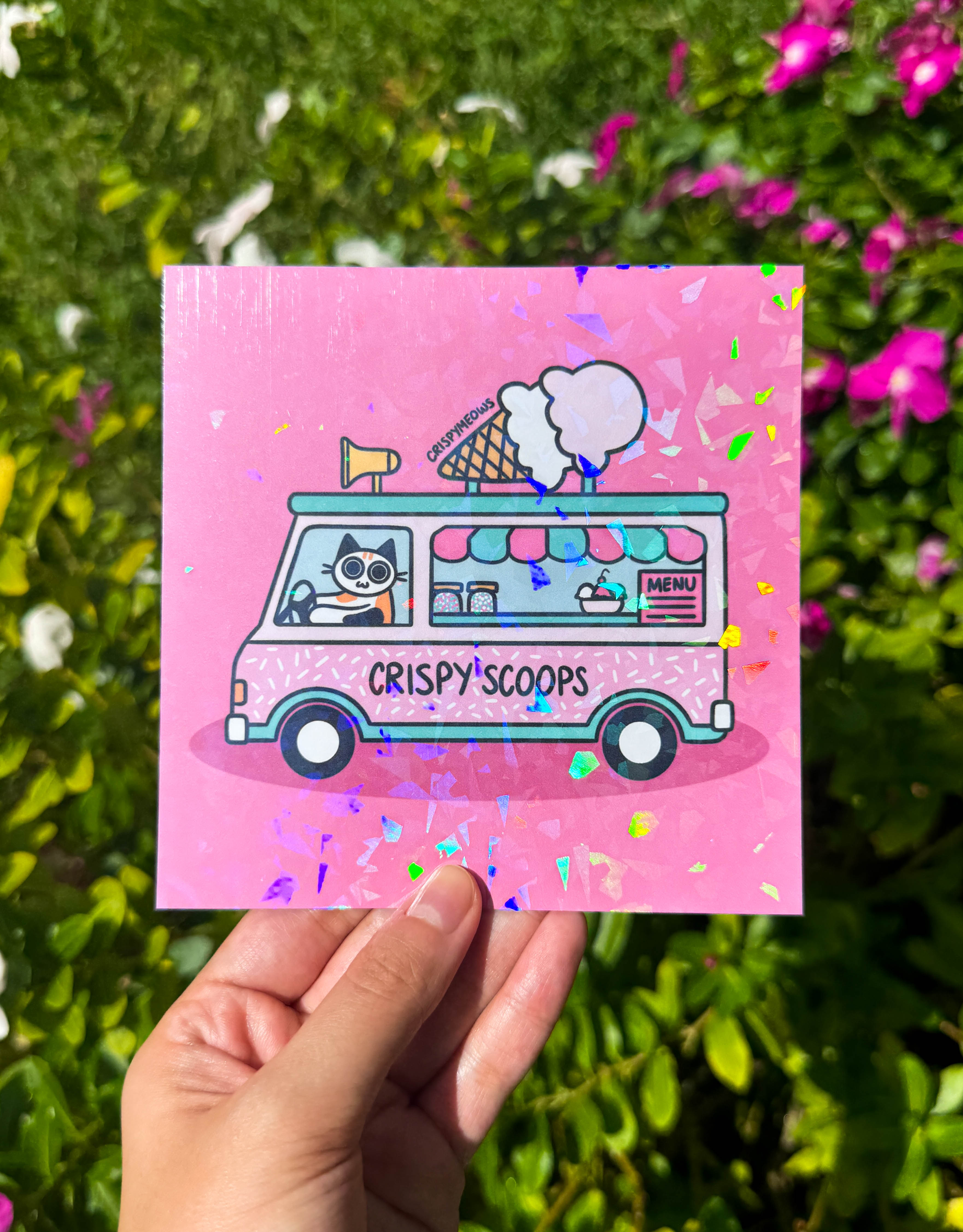 Crispy Scoops, 5 x 5 Print