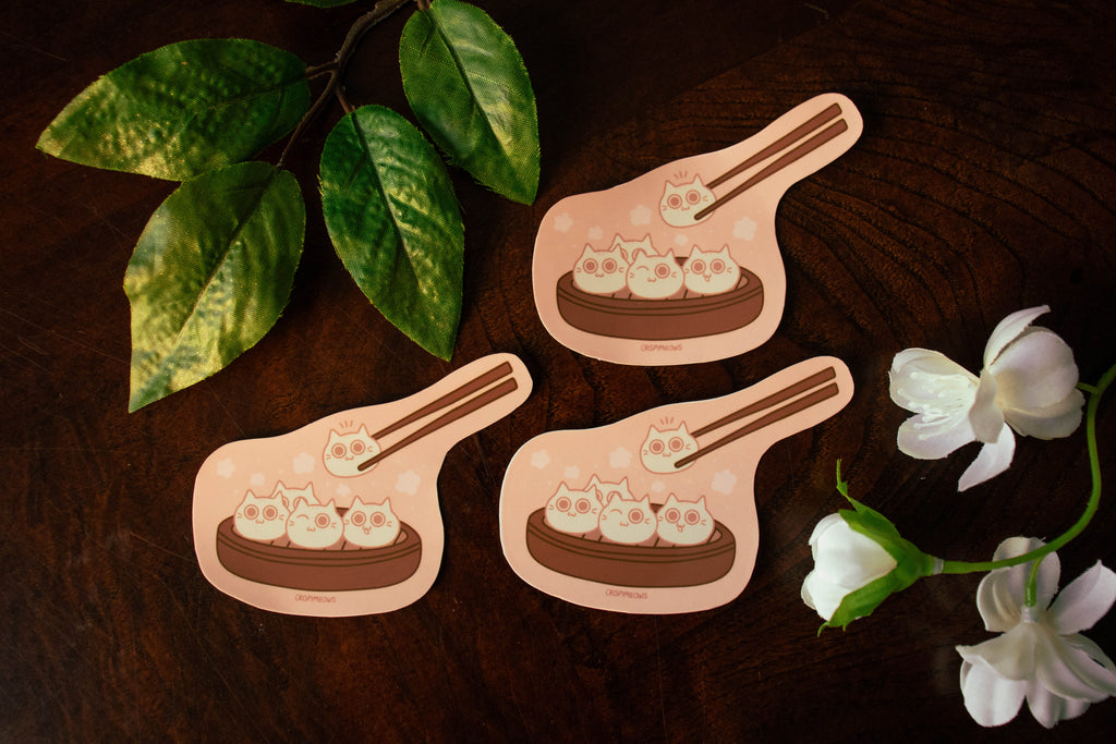 Dumpling Kitties Sticker