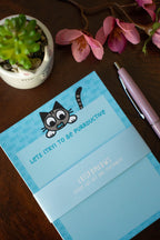 Lets Be Purrductive Notepad