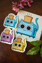 Toaster Cat Print