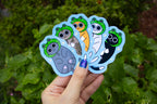 Cat with Froggie Hat Sticker