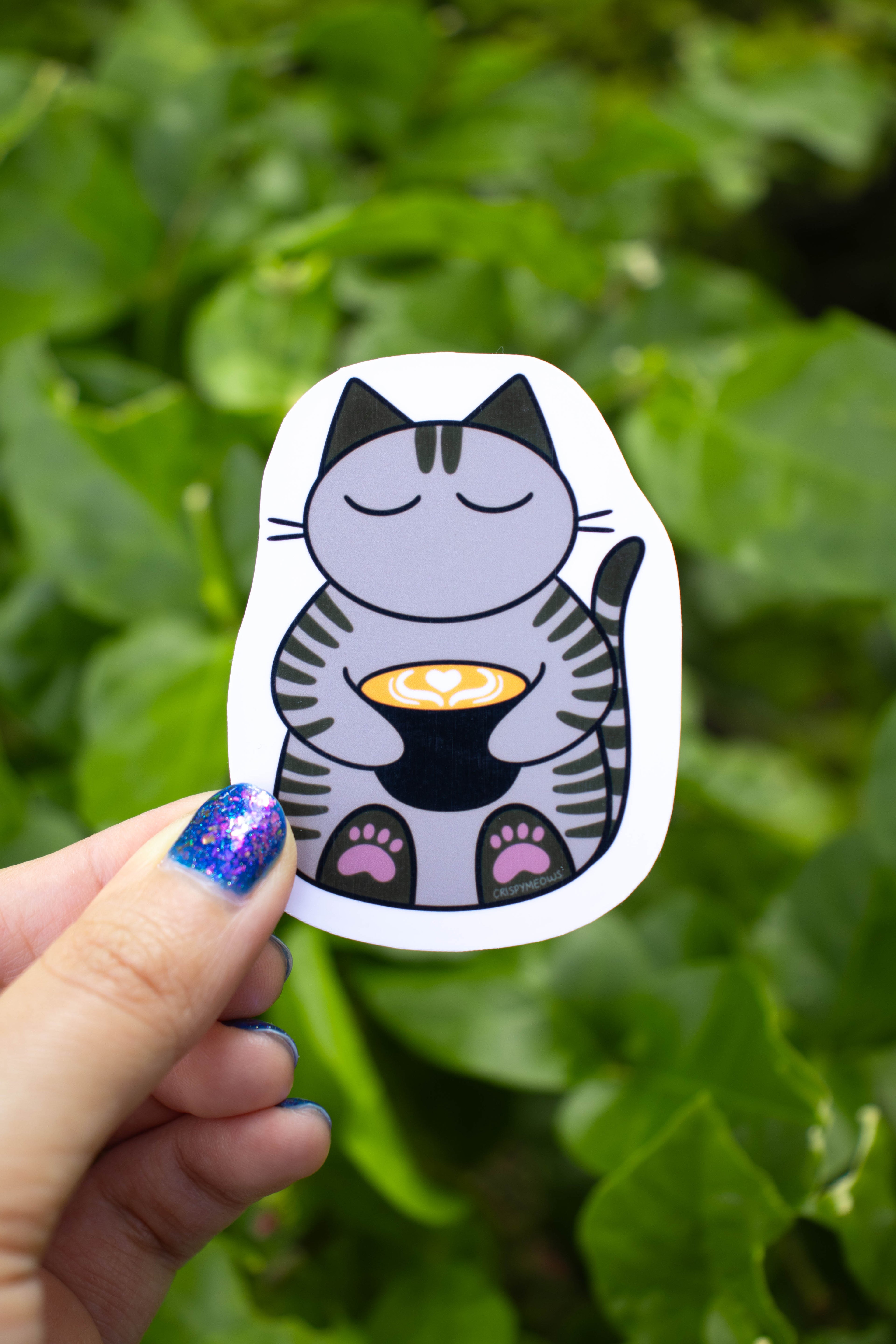 Coffee Cat Sticker