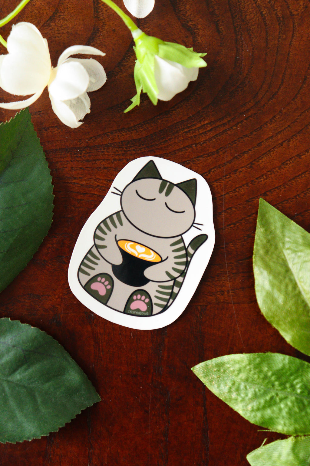 Coffee Cat Sticker