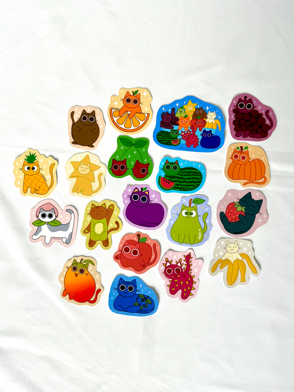 Fruit Cat Stickers