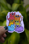 Rainbow Cats Sticker