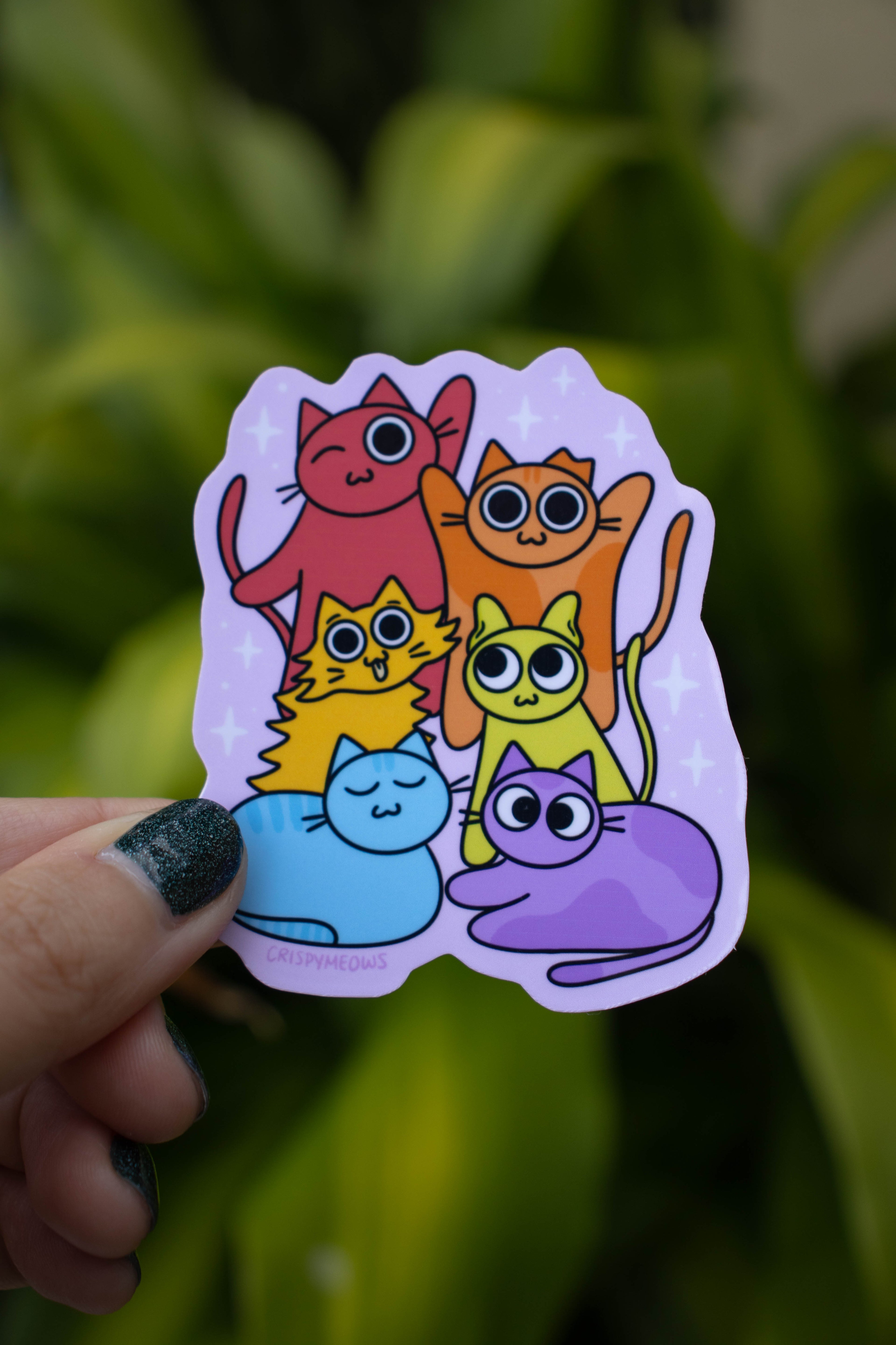 Rainbow Cats Sticker