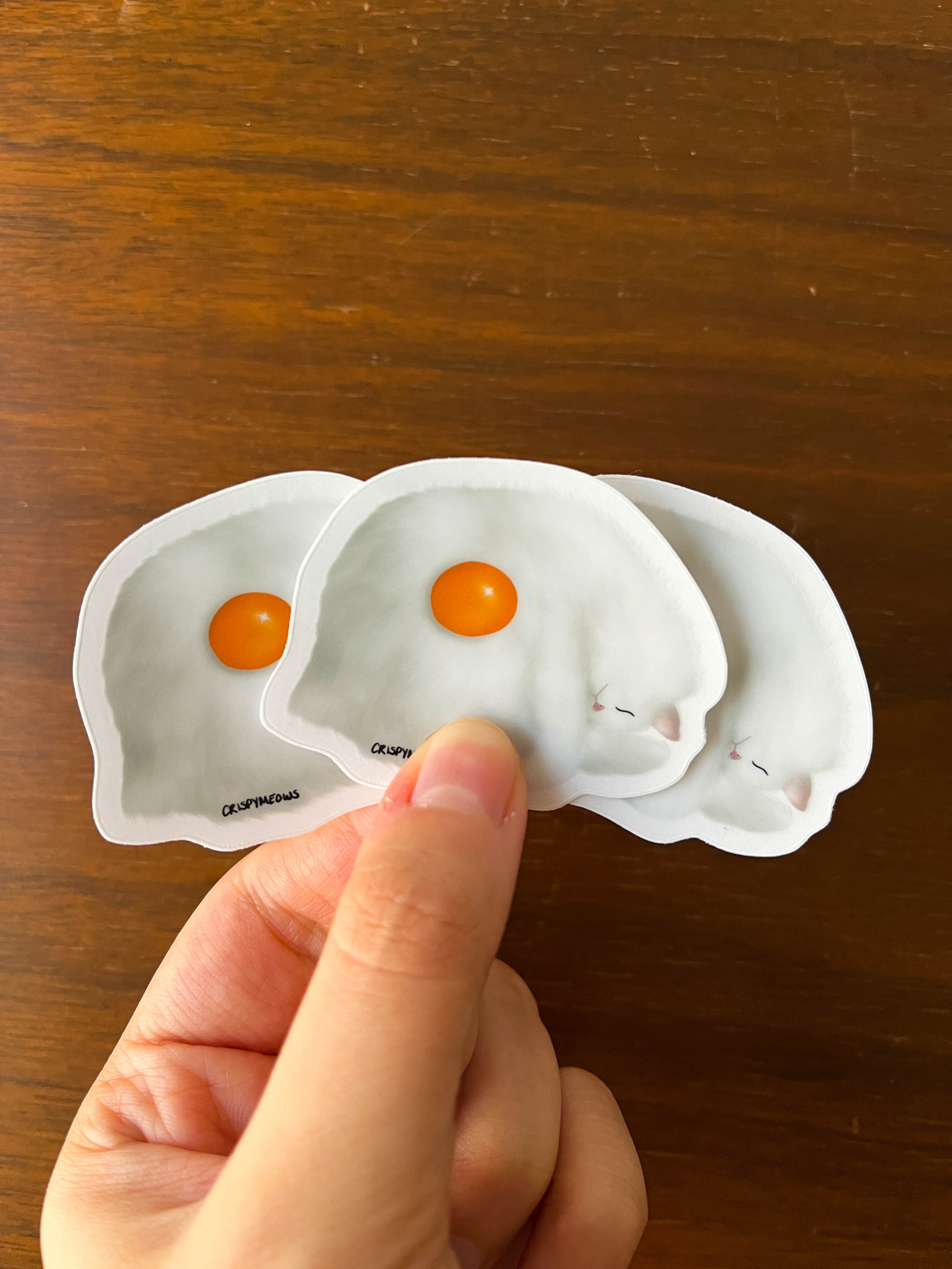 Egg Cat Sticker