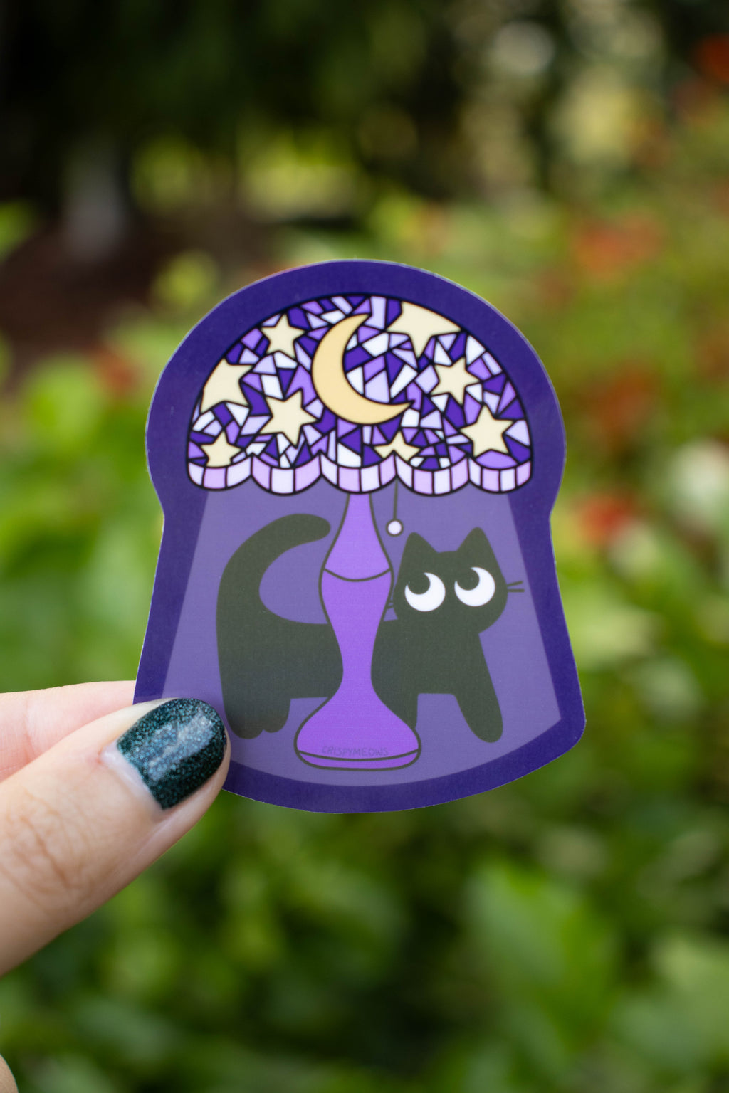 Lamp Cat Sticker