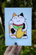 Lucky Cat 2.0, 5 x 7 Print