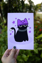 Punk Cat 2.0, 5 x 7 Print