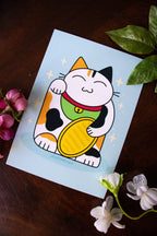 Lucky Cat 2.0, 5 x 7 Print