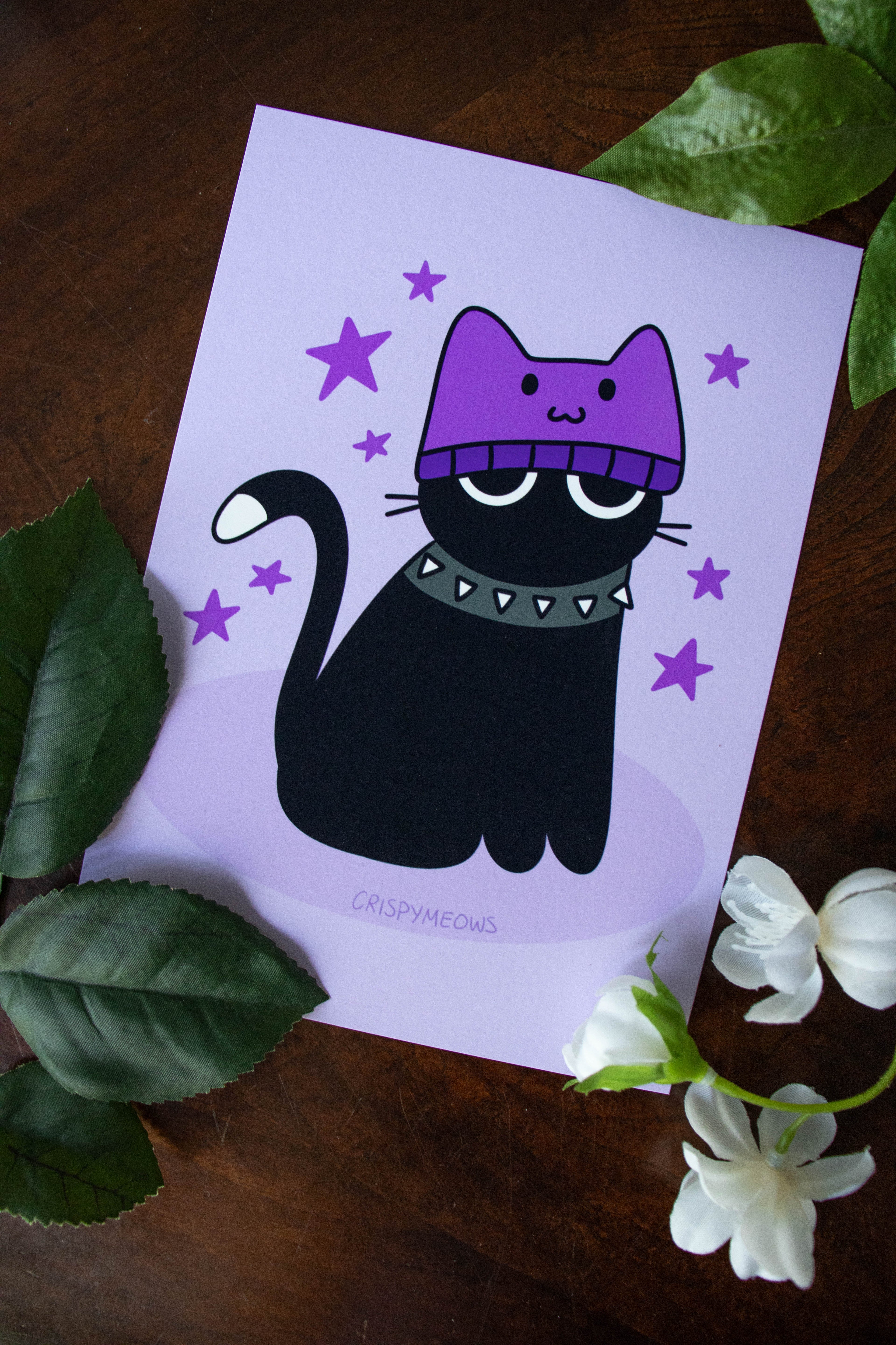 Punk Cat 2.0, 5 x 7 Print