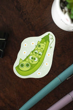 Cats in a Pod Sticker