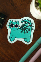 Dragon Cat Sticker