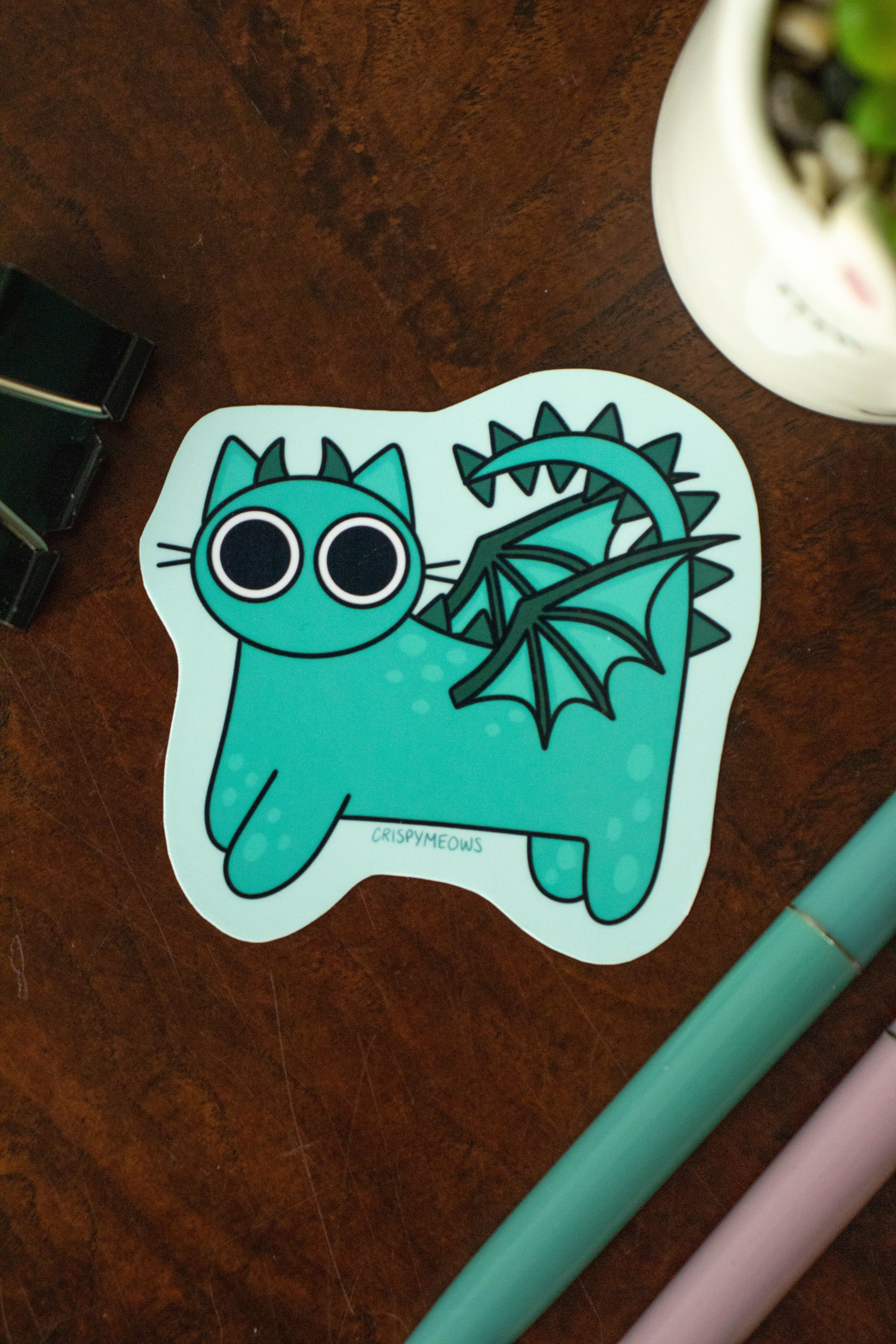 Dragon Cat Sticker