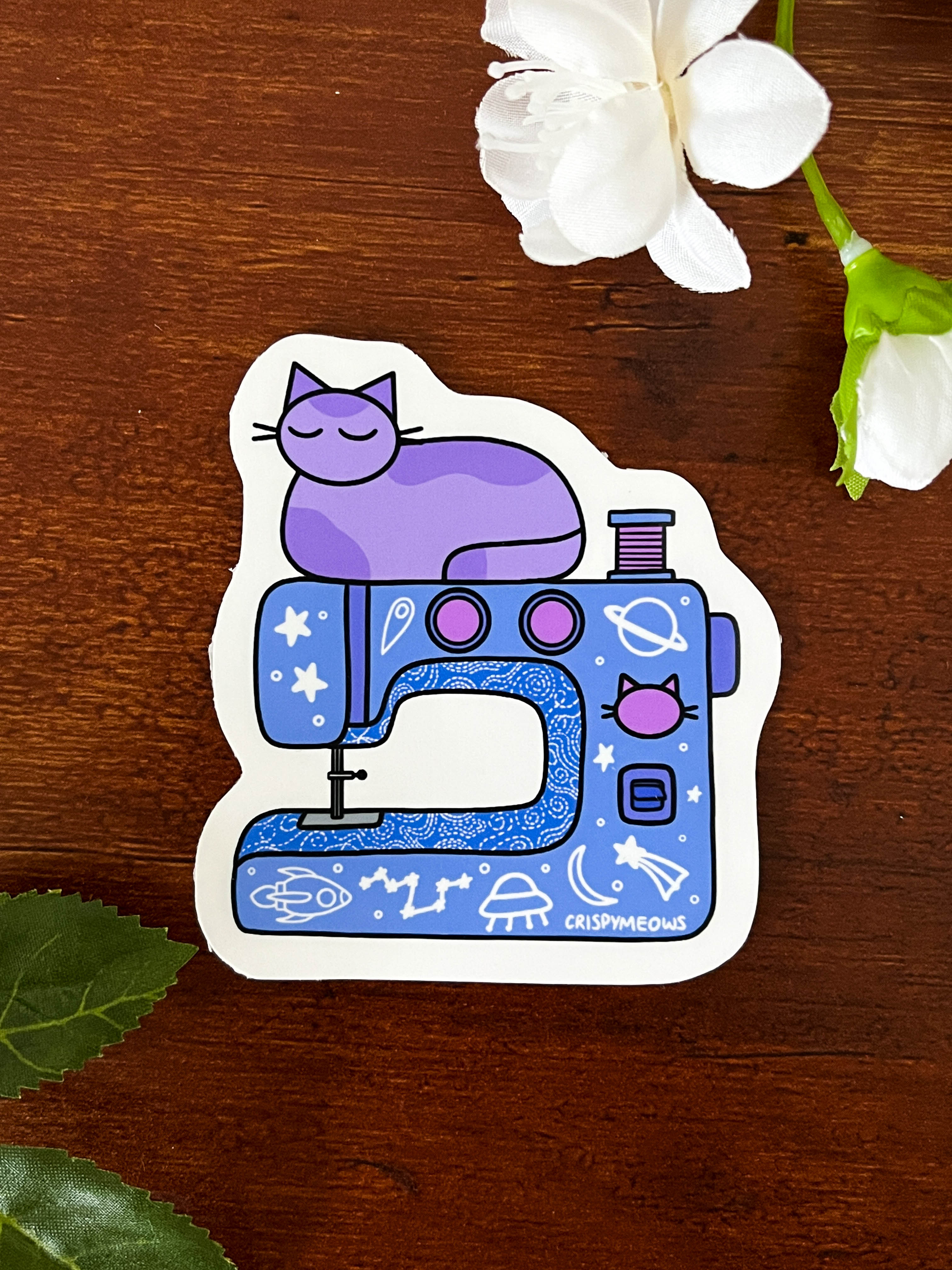 Sew 'n' Purr Sticker
