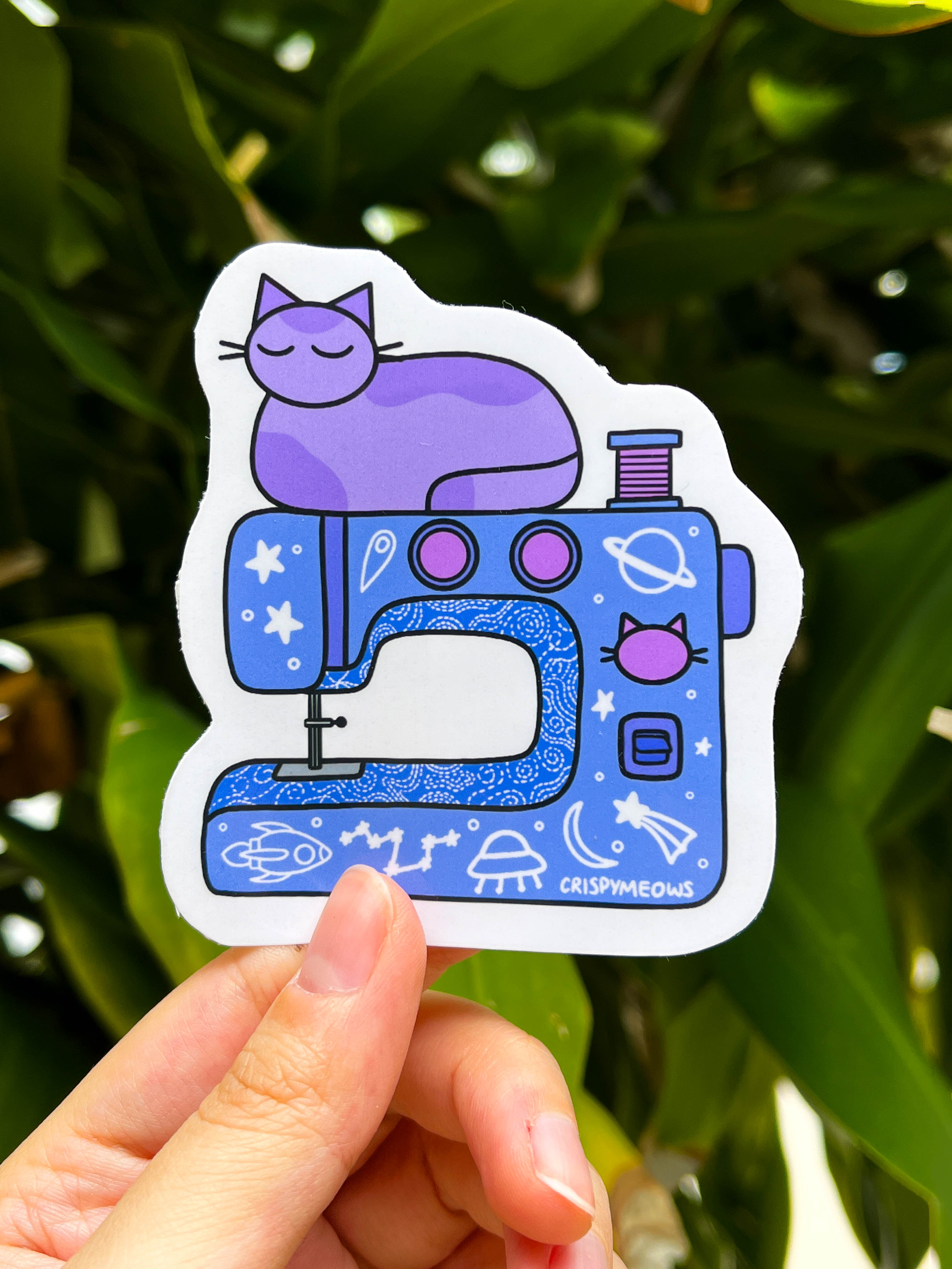 Sew 'n' Purr Sticker