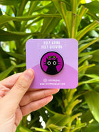 Keep Going, Keep Growing Cat Enamel Pin