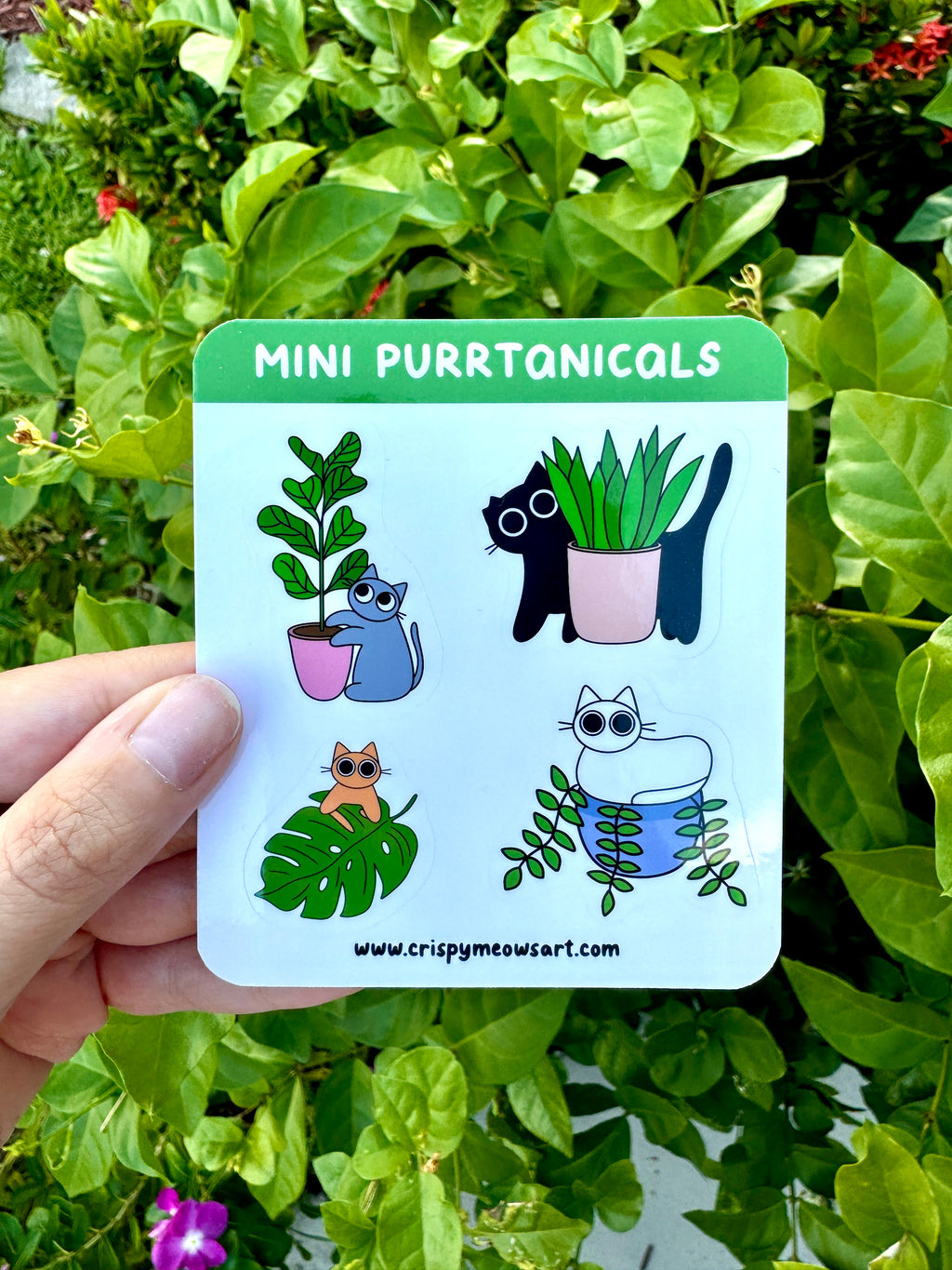 Mini Purrtanicals Sticker Sheet