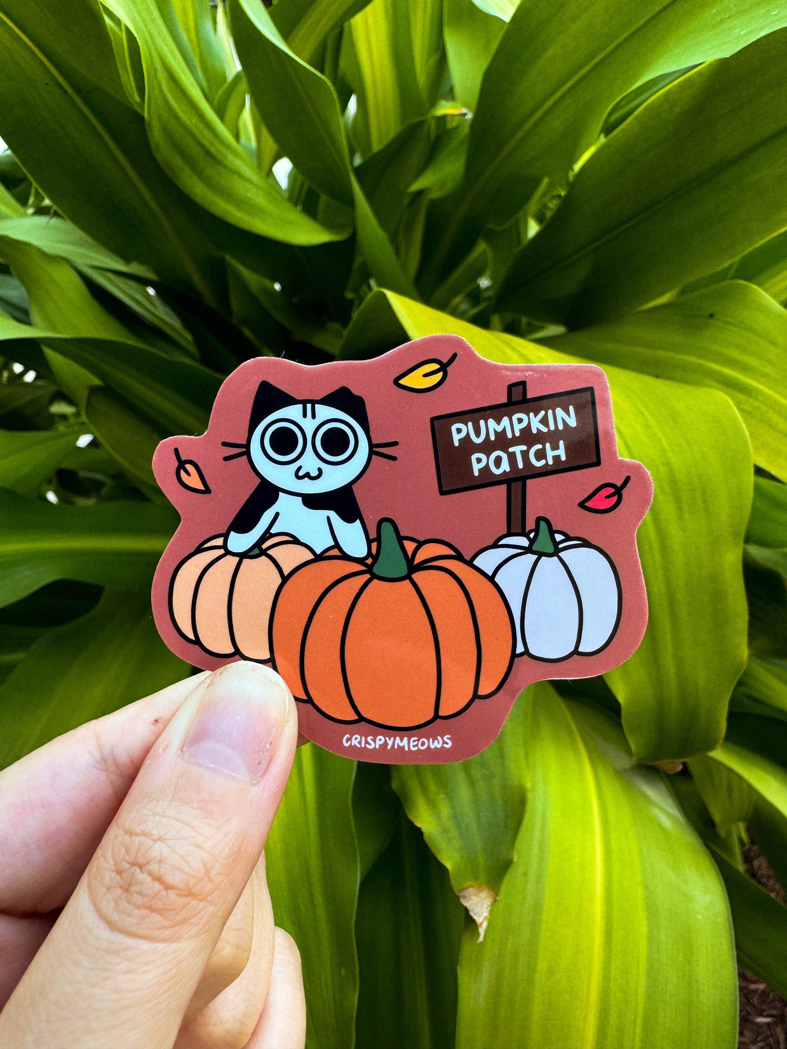 The Purrmpkin Patch Sticker
