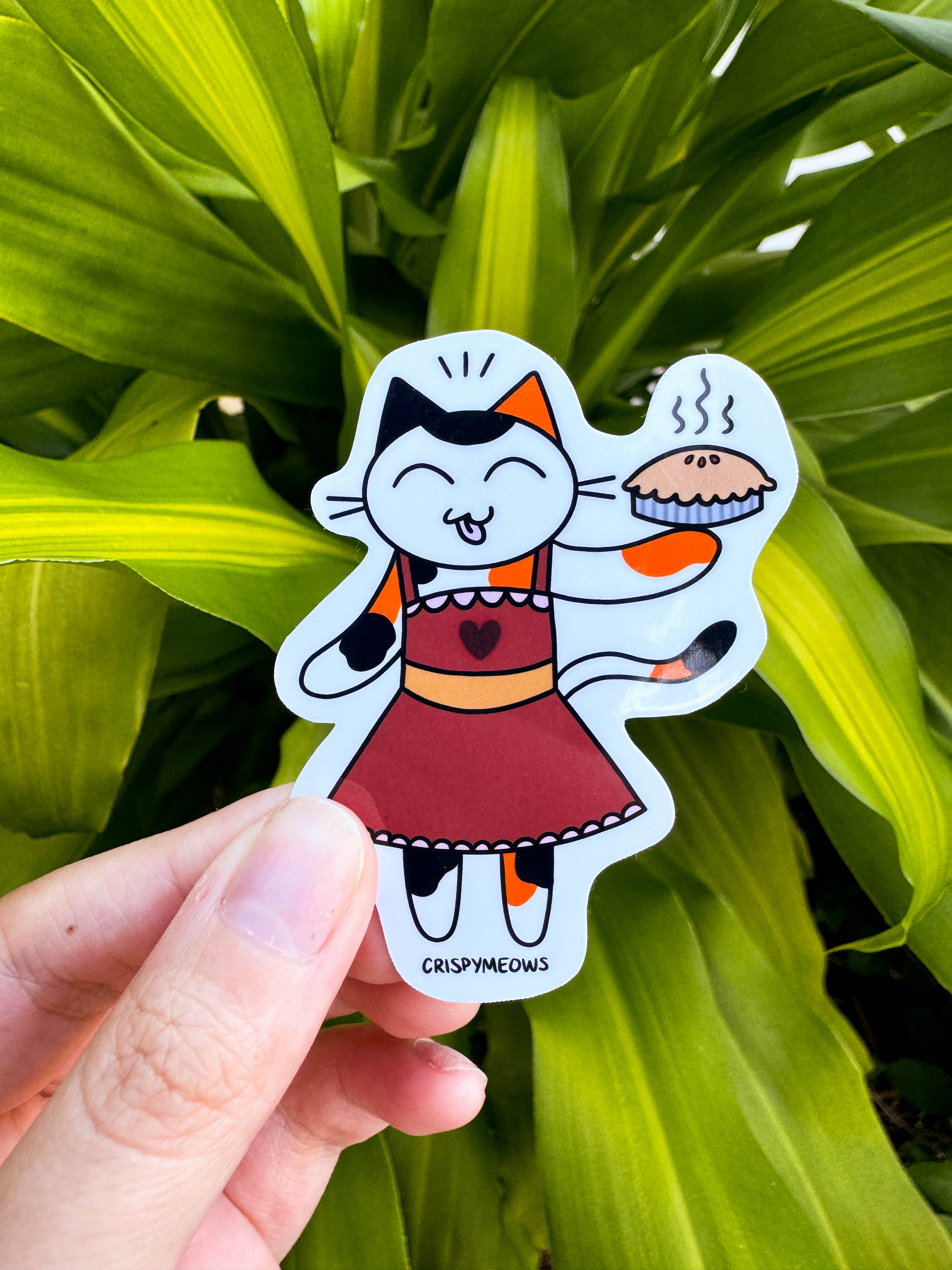 The Purrfect Pie Sticker
