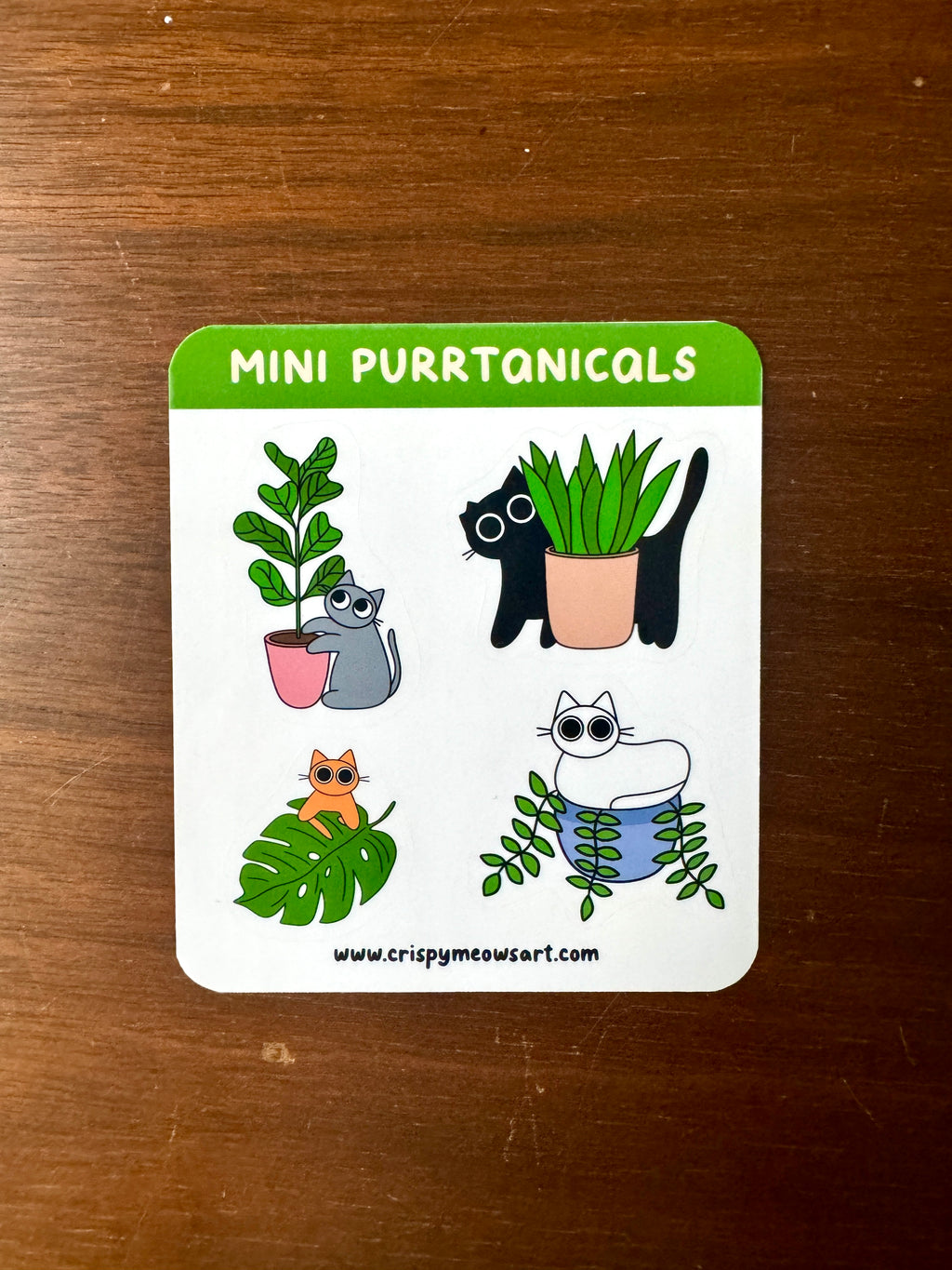 Mini Purrtanicals Sticker Sheet