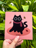 Leaf It To Meow, 5x5 Print