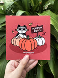 Purrmpkin Patch, 5x5 Print