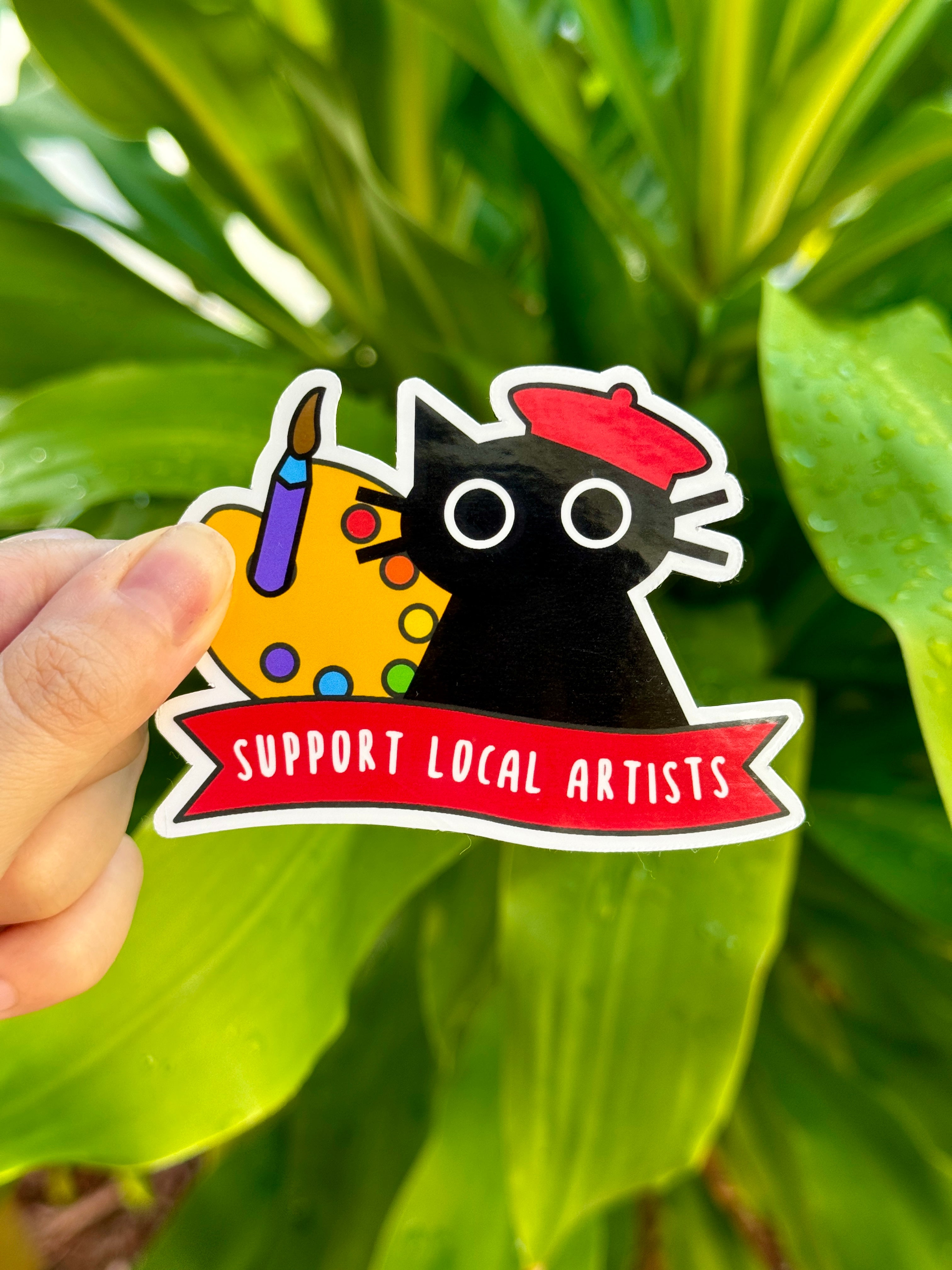 Support Local Artists Sticker