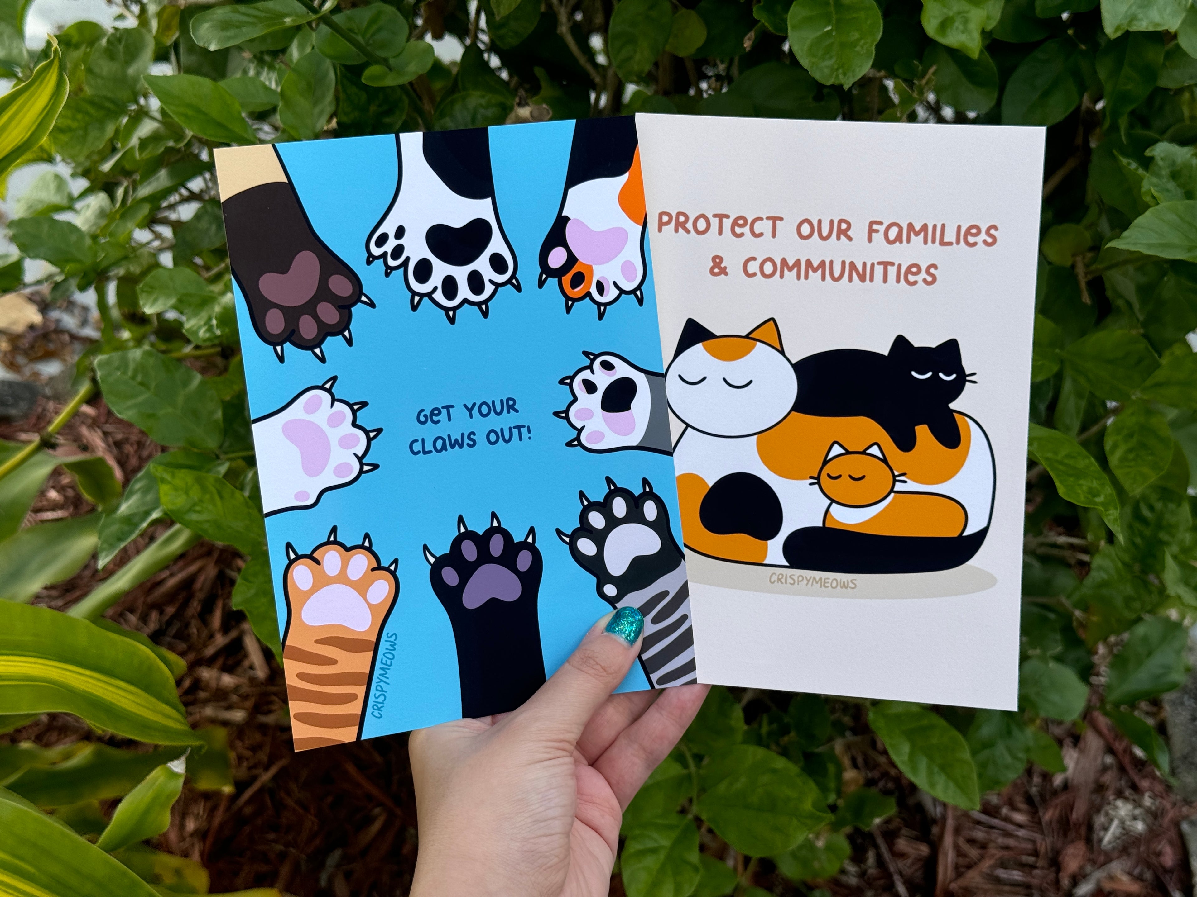 Get Your Claws Out, 5 x 7 Print