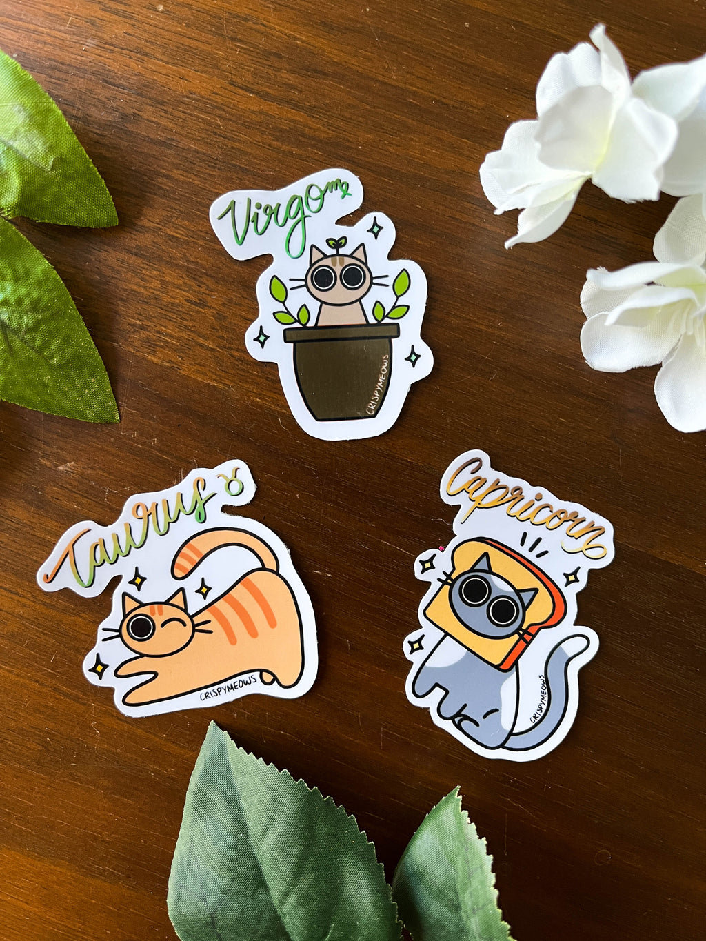 Zodiac Cat Stickers