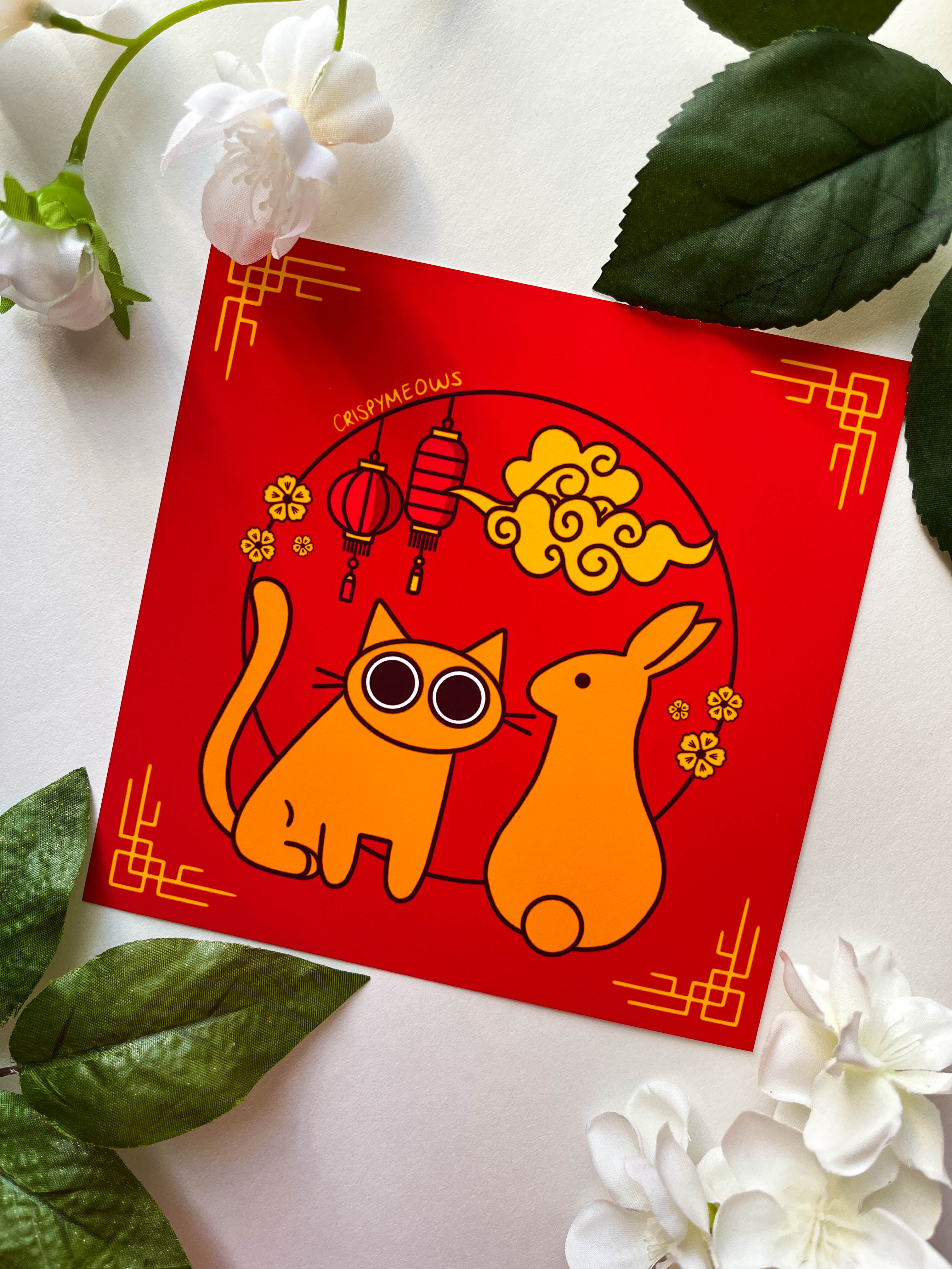 Lunar New Year 5 x 5 Print