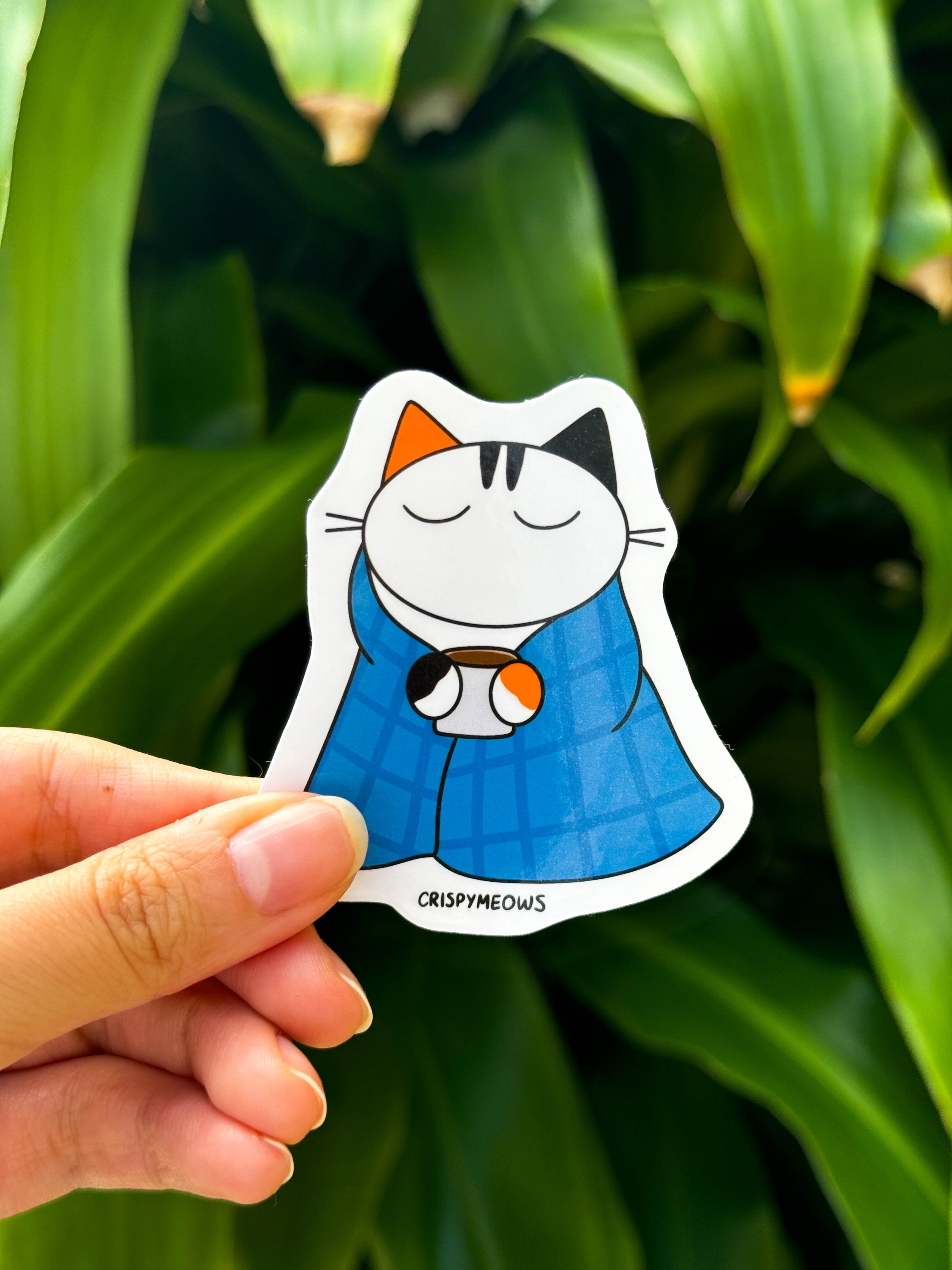 Wrapped Up & Cozy Sticker