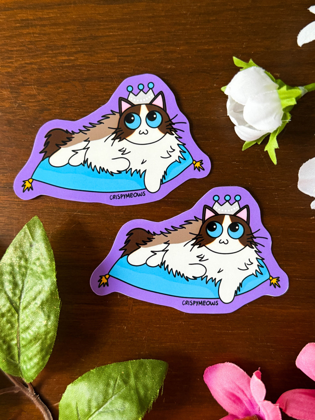 The Royal Ragdoll Cat Sticker