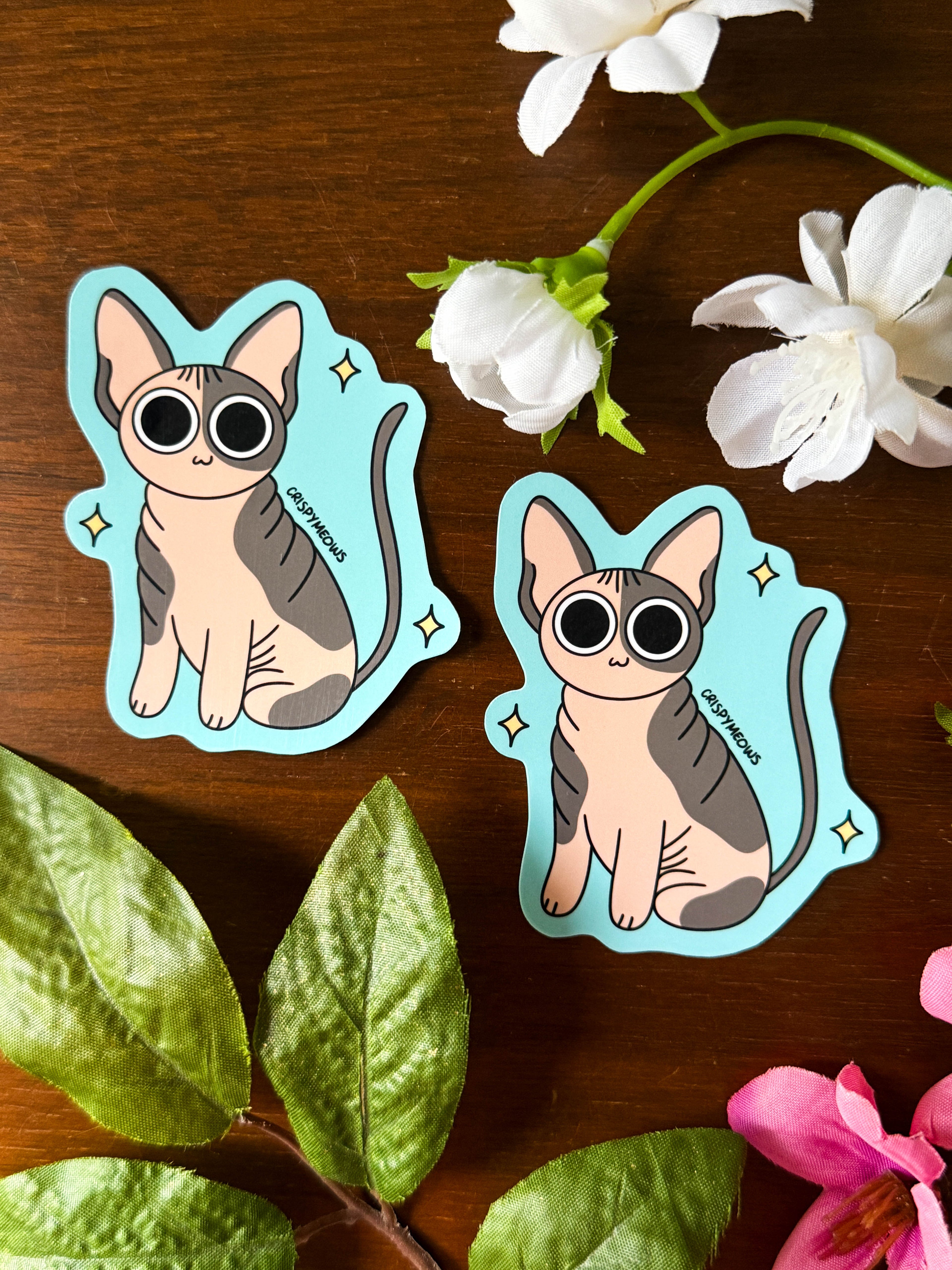 The Sassy Sphynx Cat Sticker