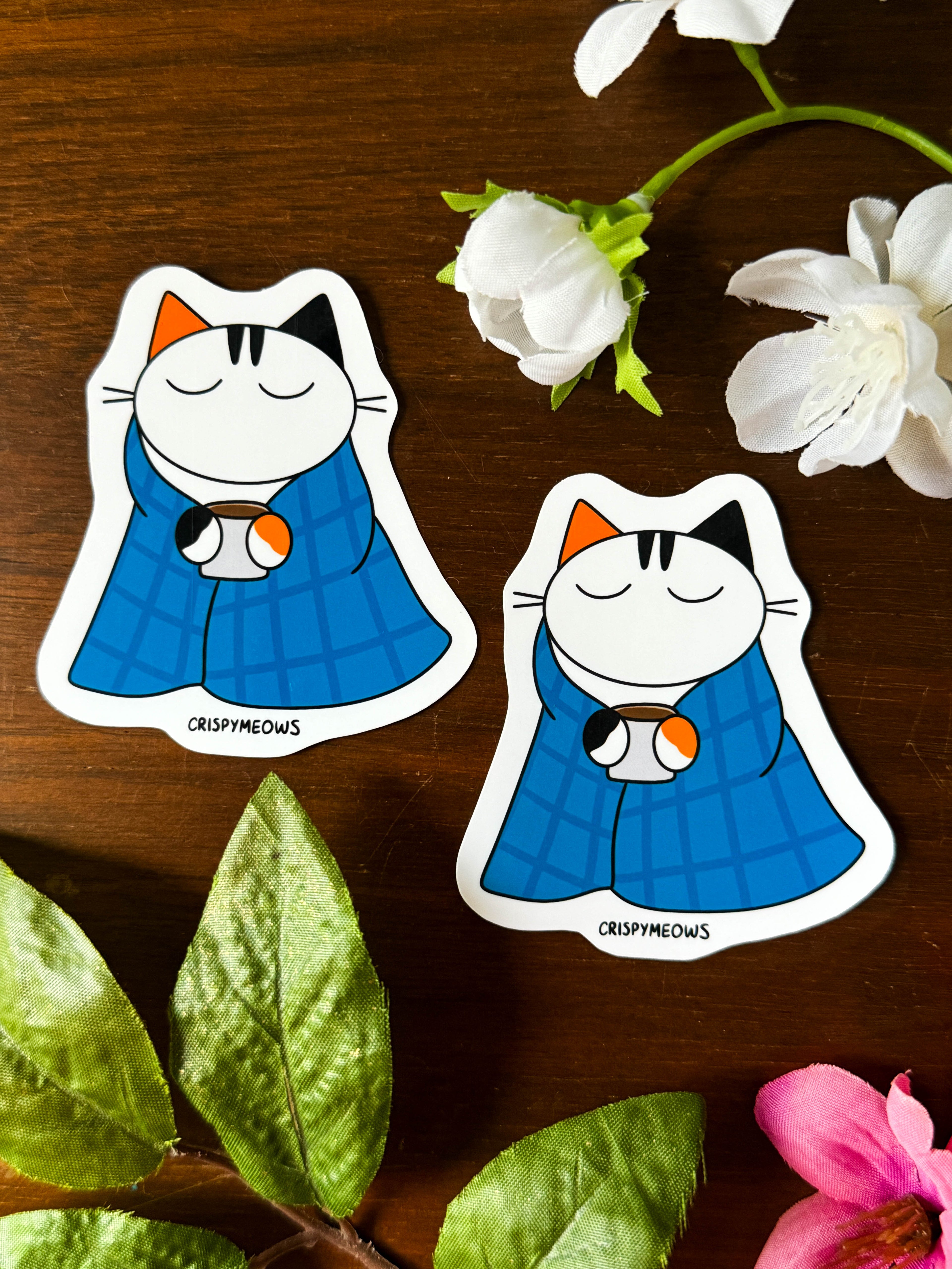 Wrapped Up & Cozy Sticker