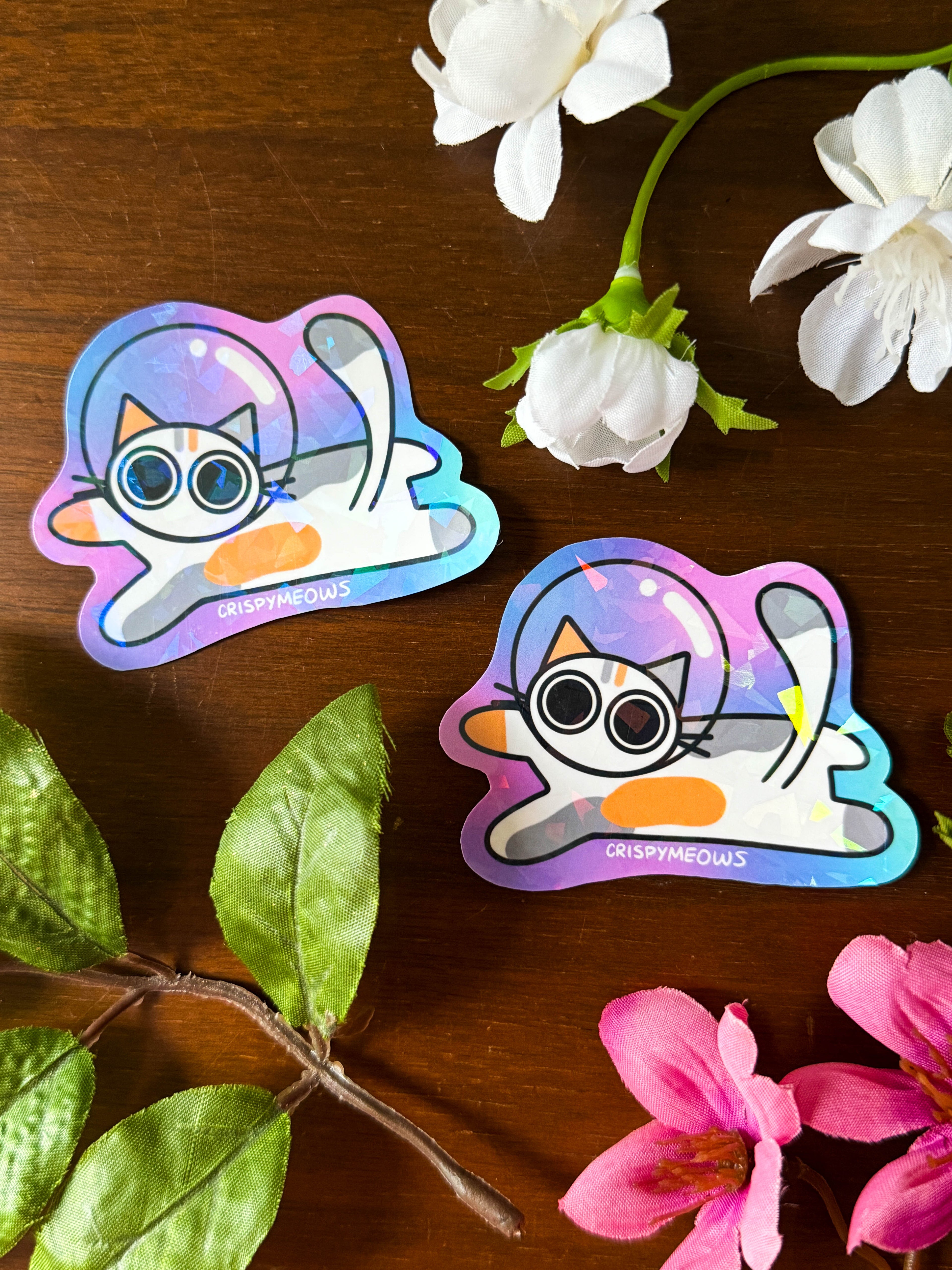 Let's Go To Meowter Space Sticker