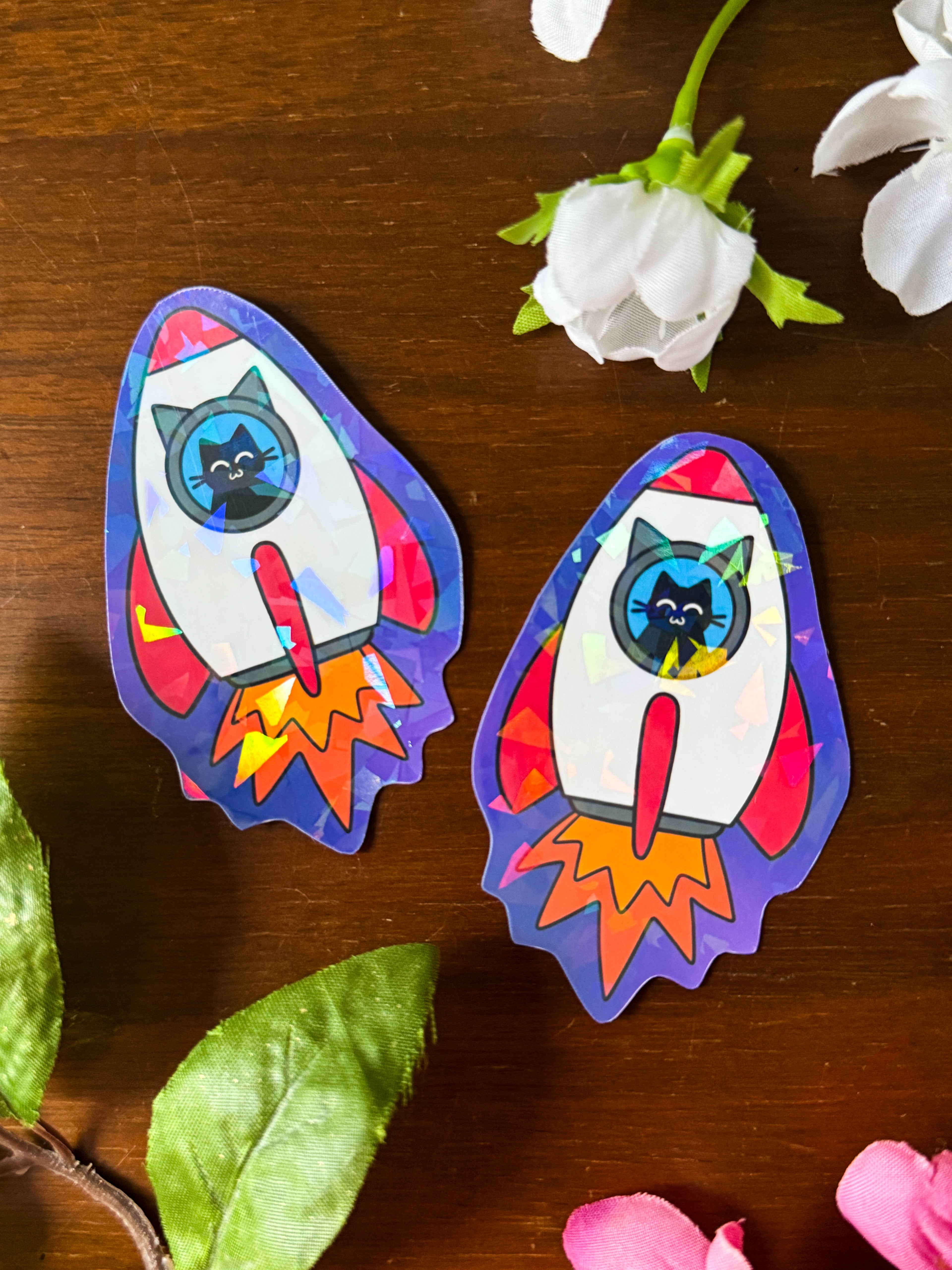 Rocket Cat Sticker