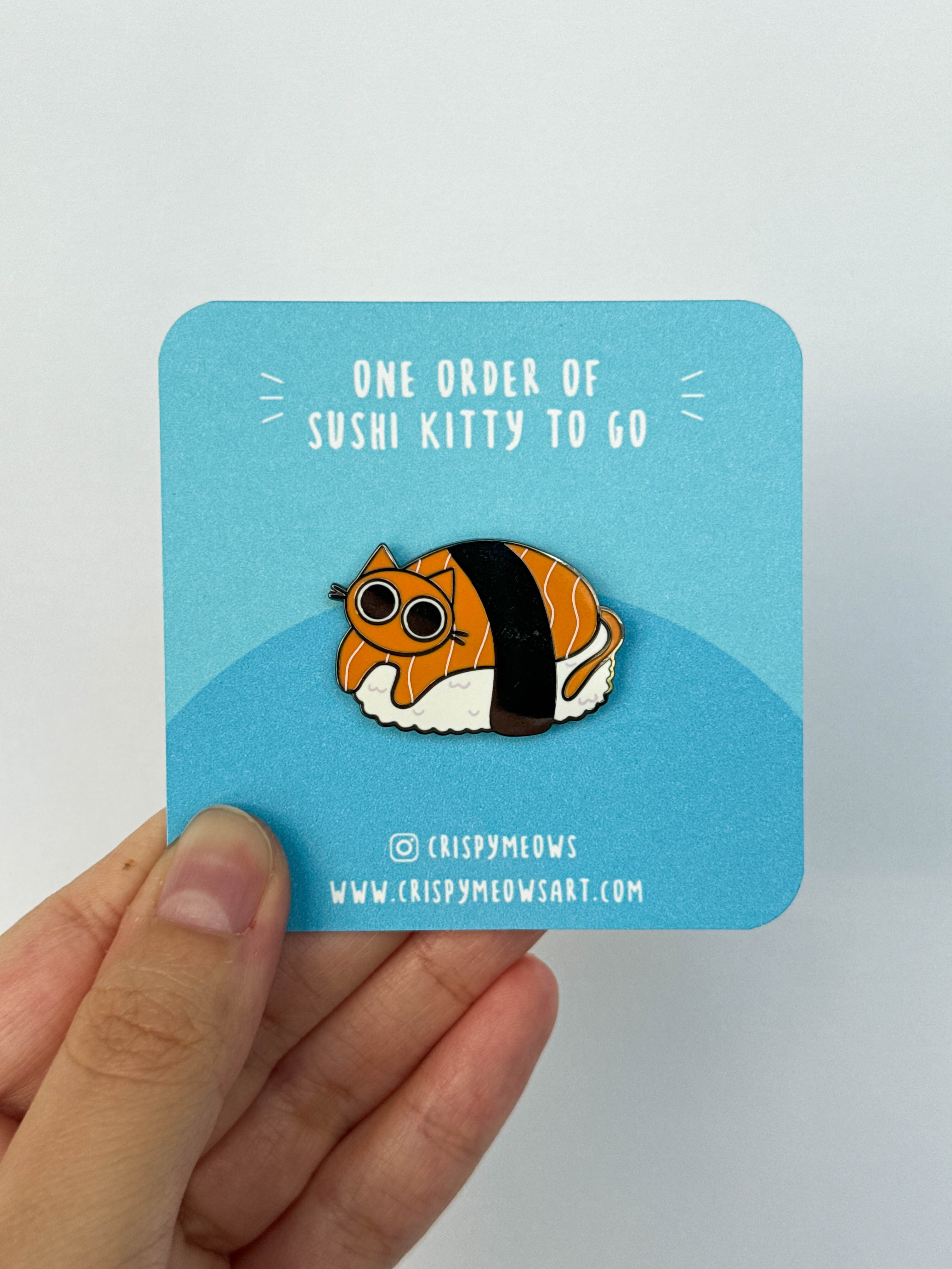 Sushi Cat Enamel Pin