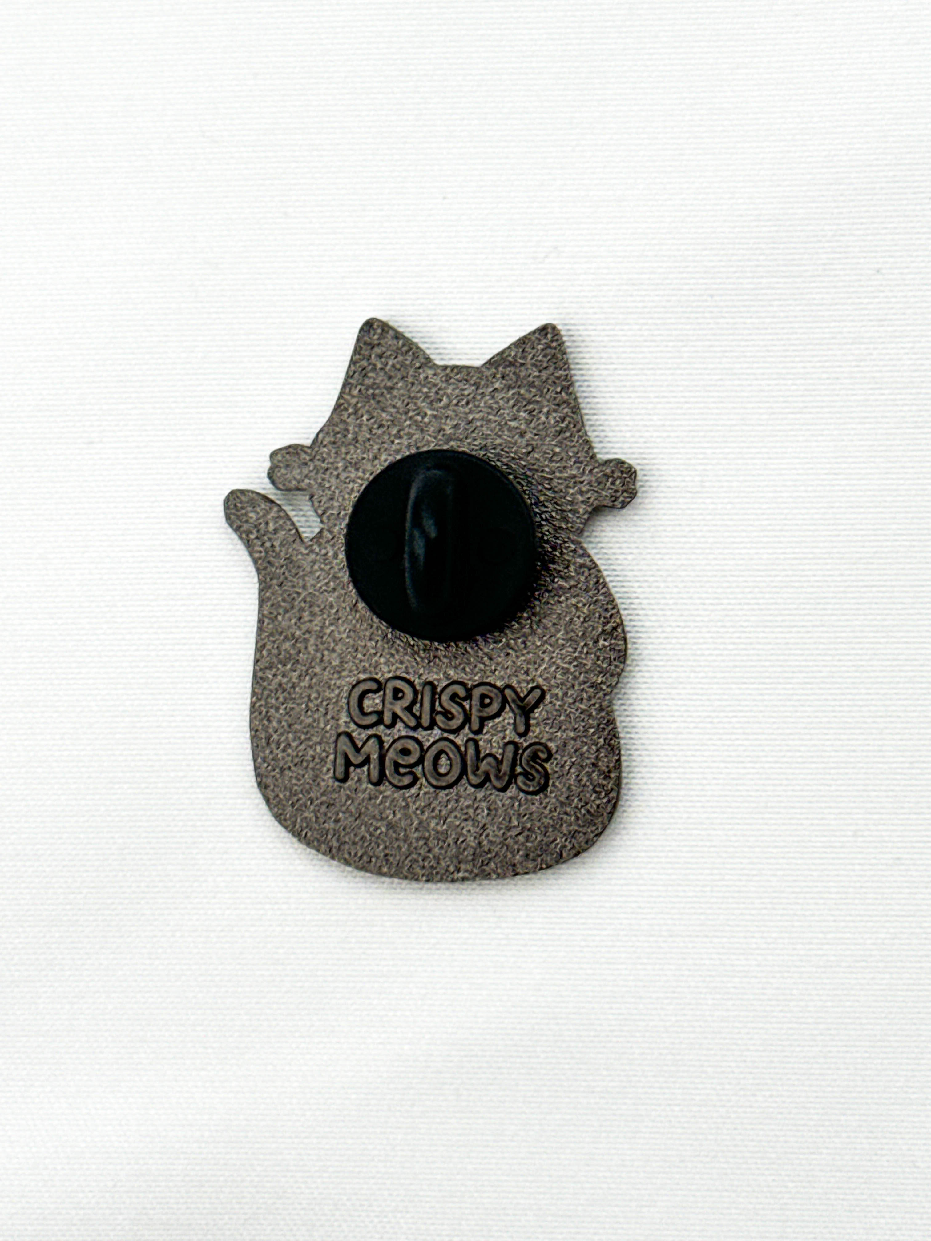 Latte Cat Enamel Pin
