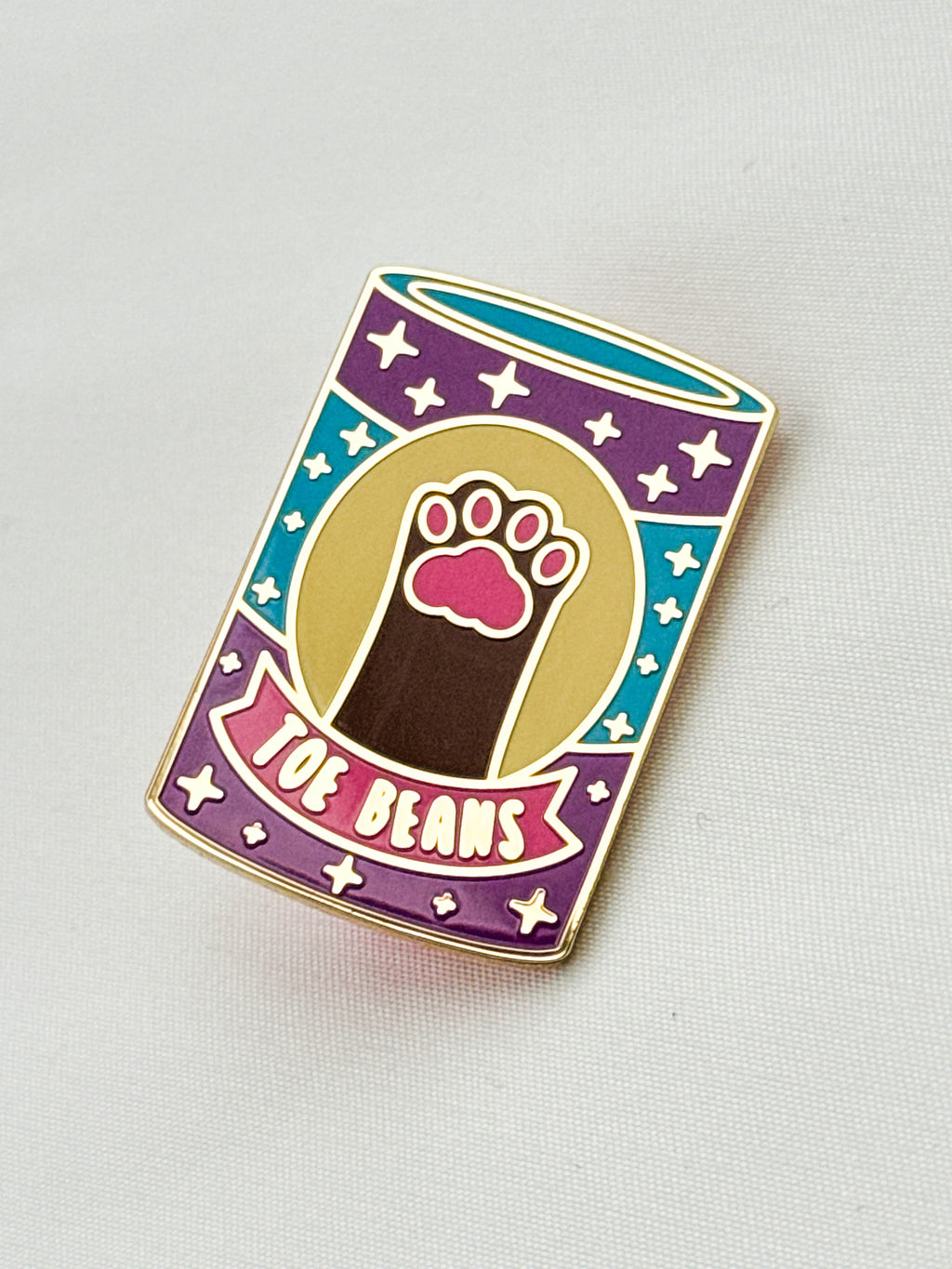 Toe Beans Enamel Pin