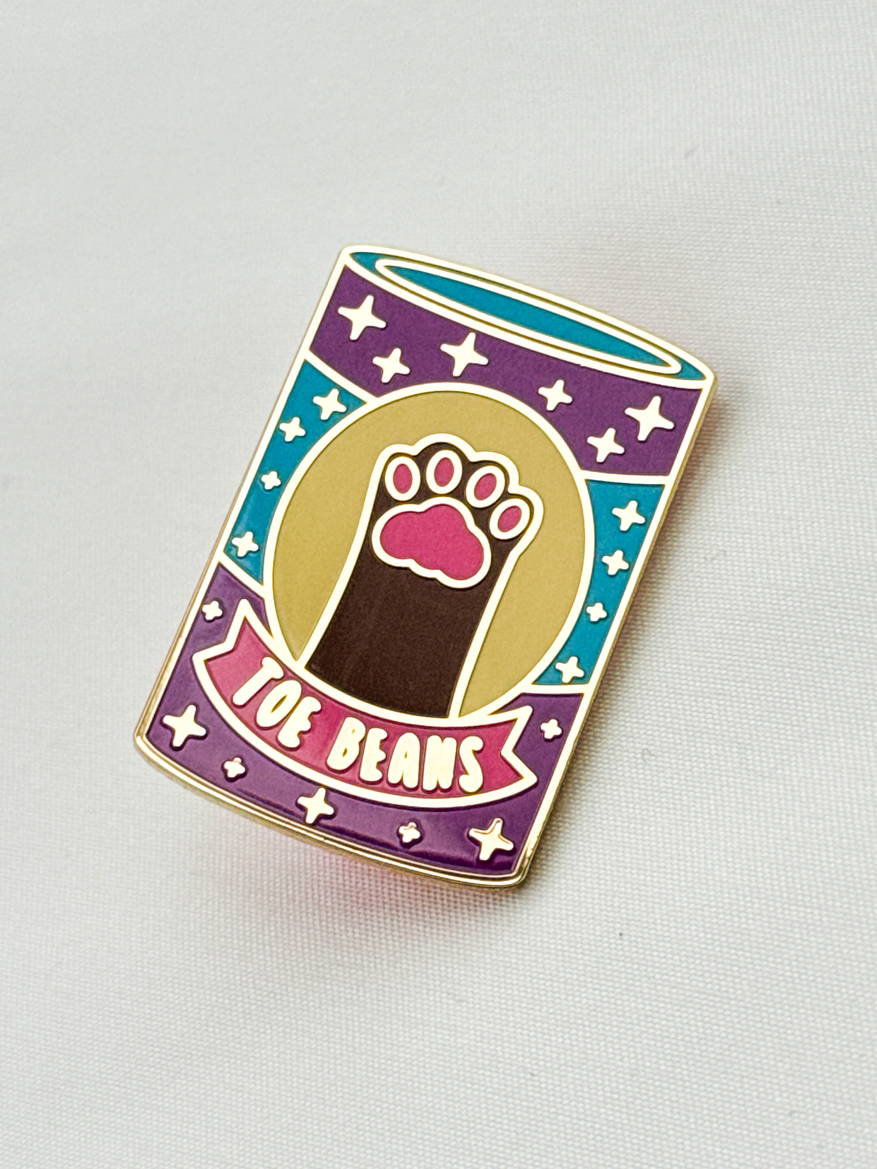 Toe Beans Enamel Pin