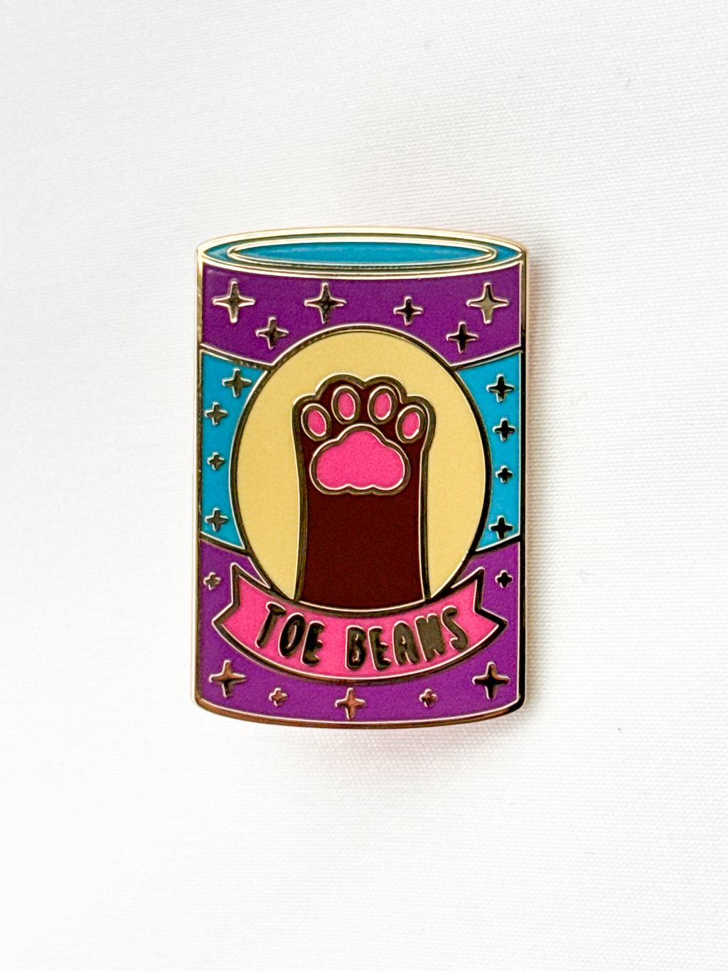 Toe Beans Enamel Pin