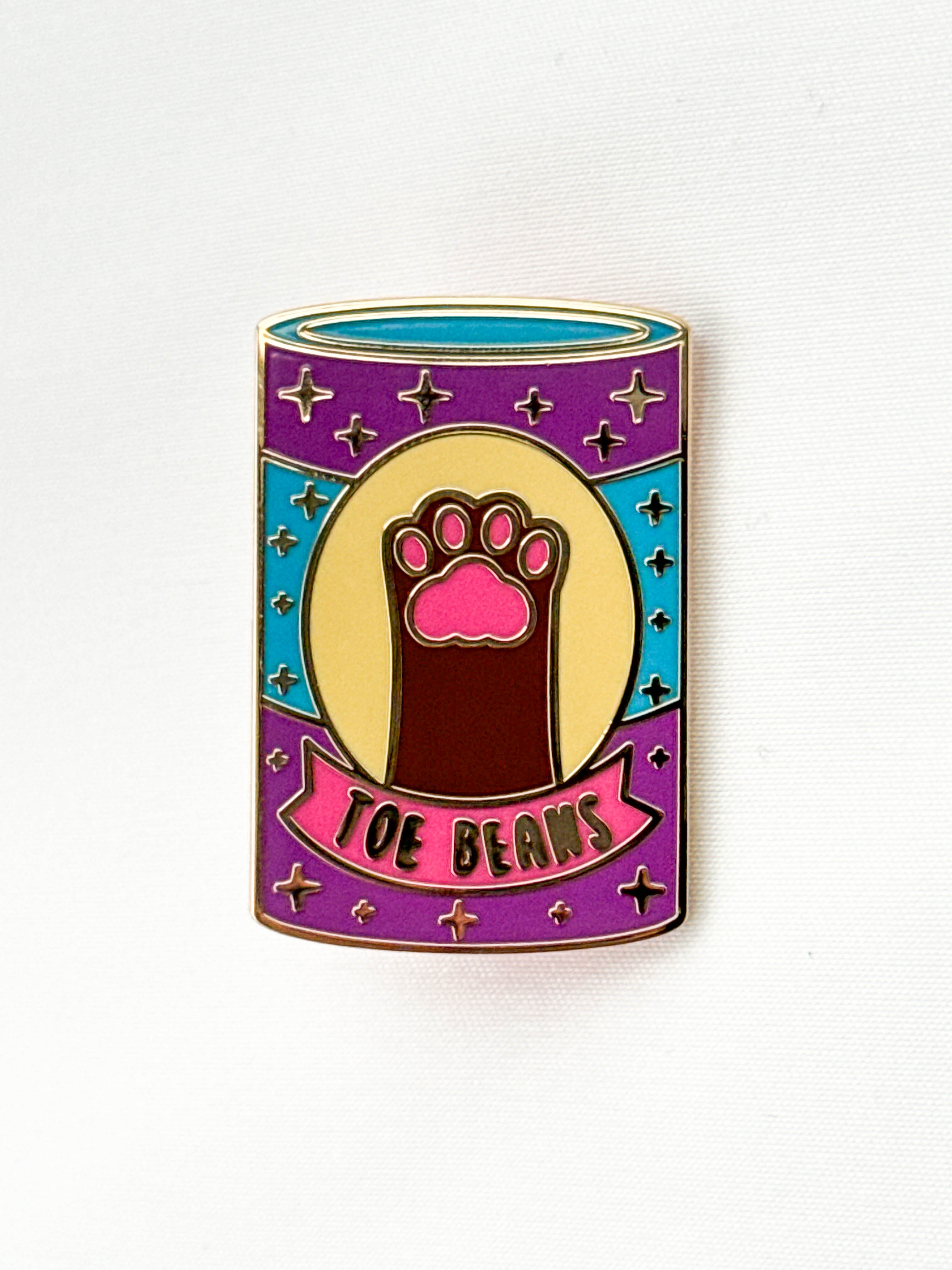 Toe Beans Enamel Pin