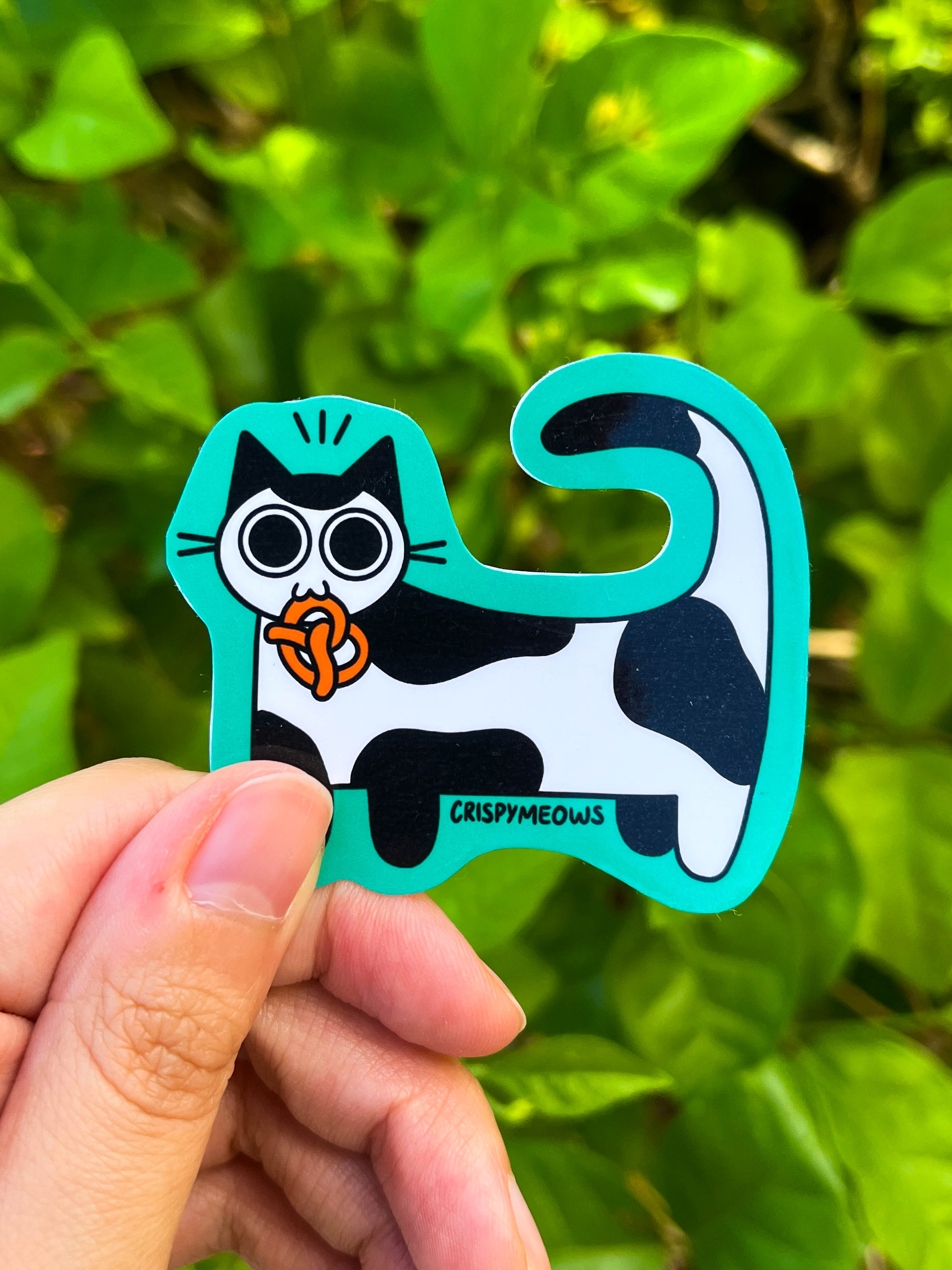 Purrfectly Twisted Sticker