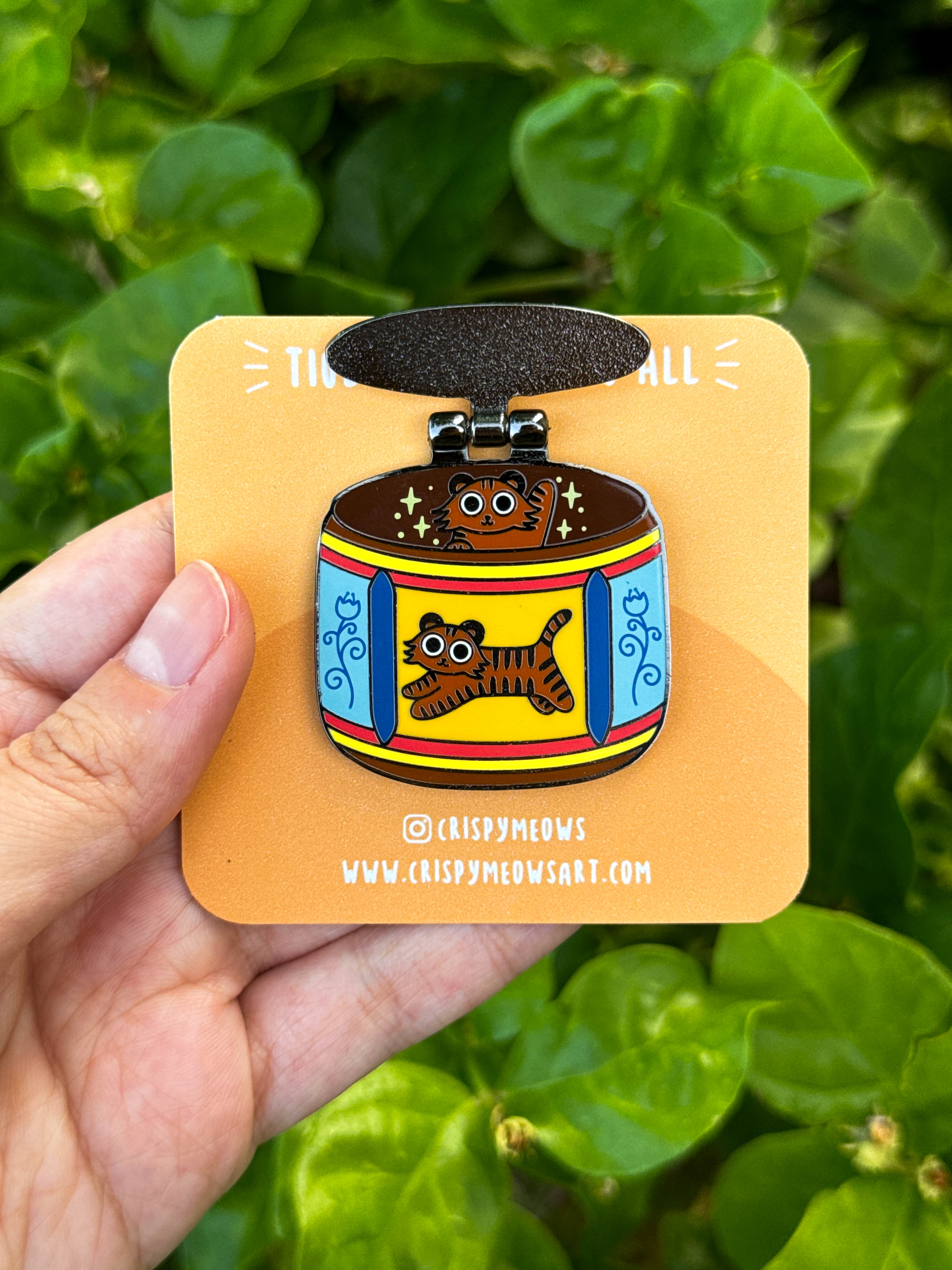 Tiger Balm Enamel Pin