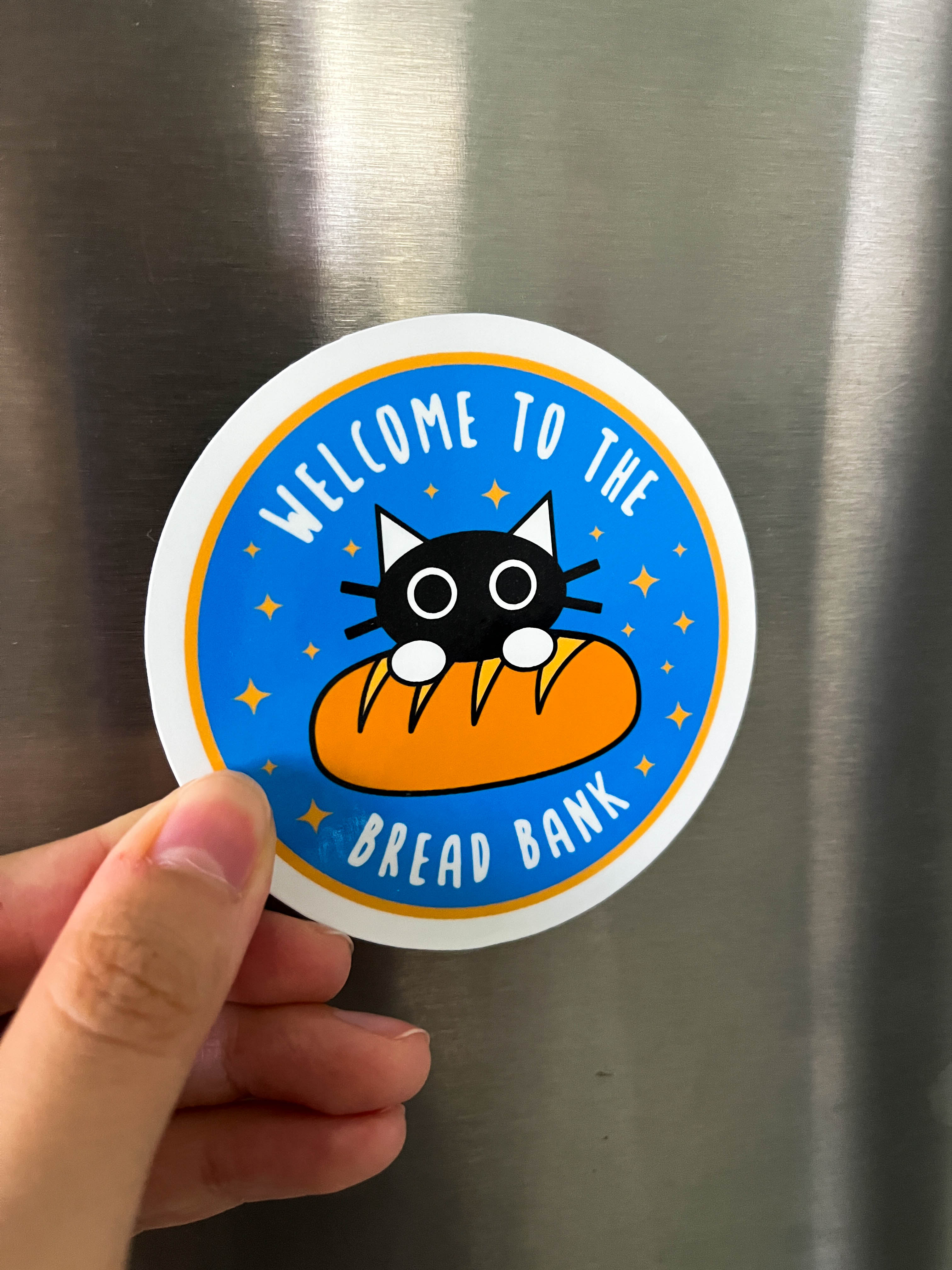 Welcome To The Bread Bank Magnet