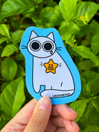 It Is Okay To Cry Cat Sticker