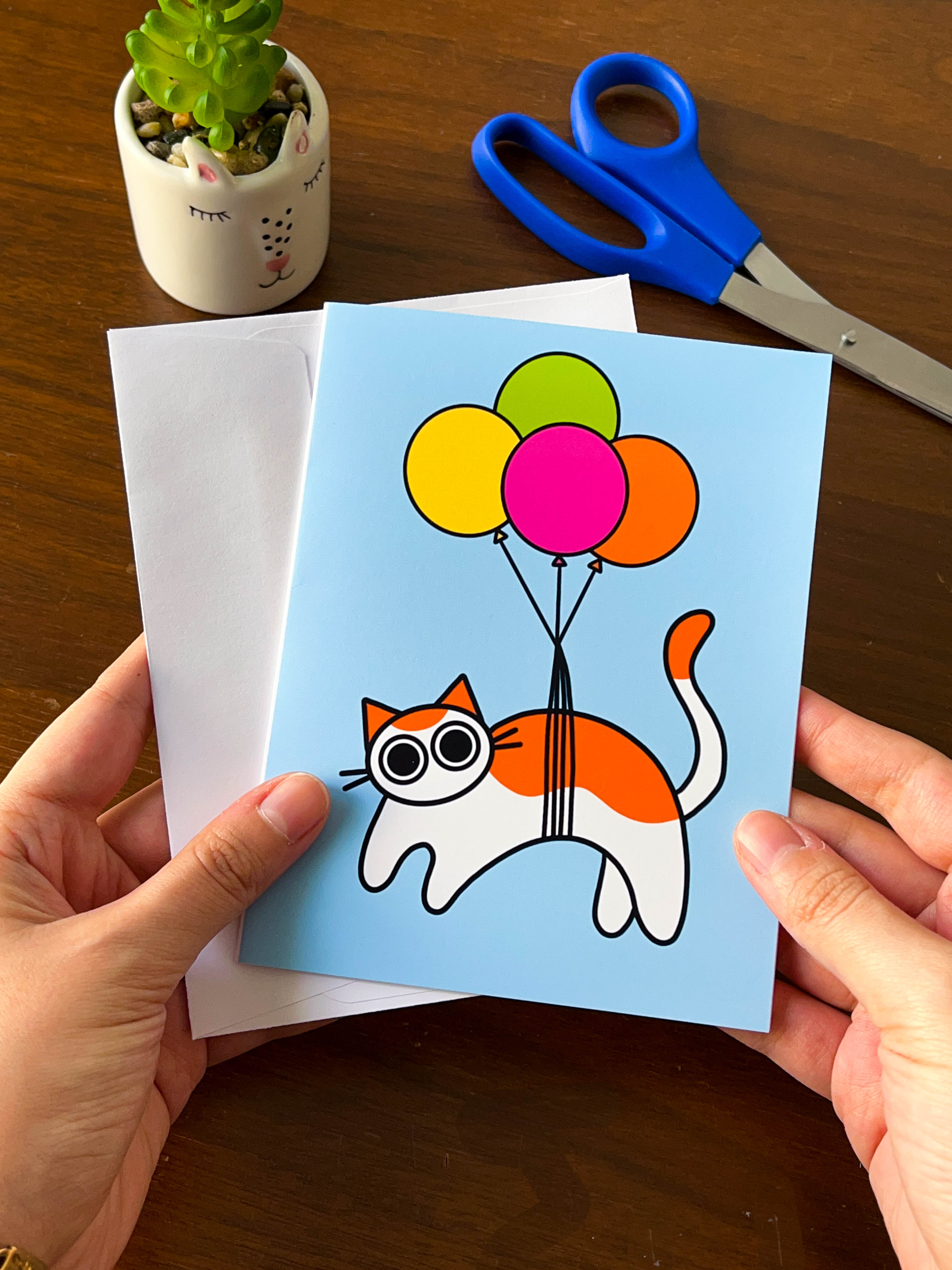Birthday Cat Card